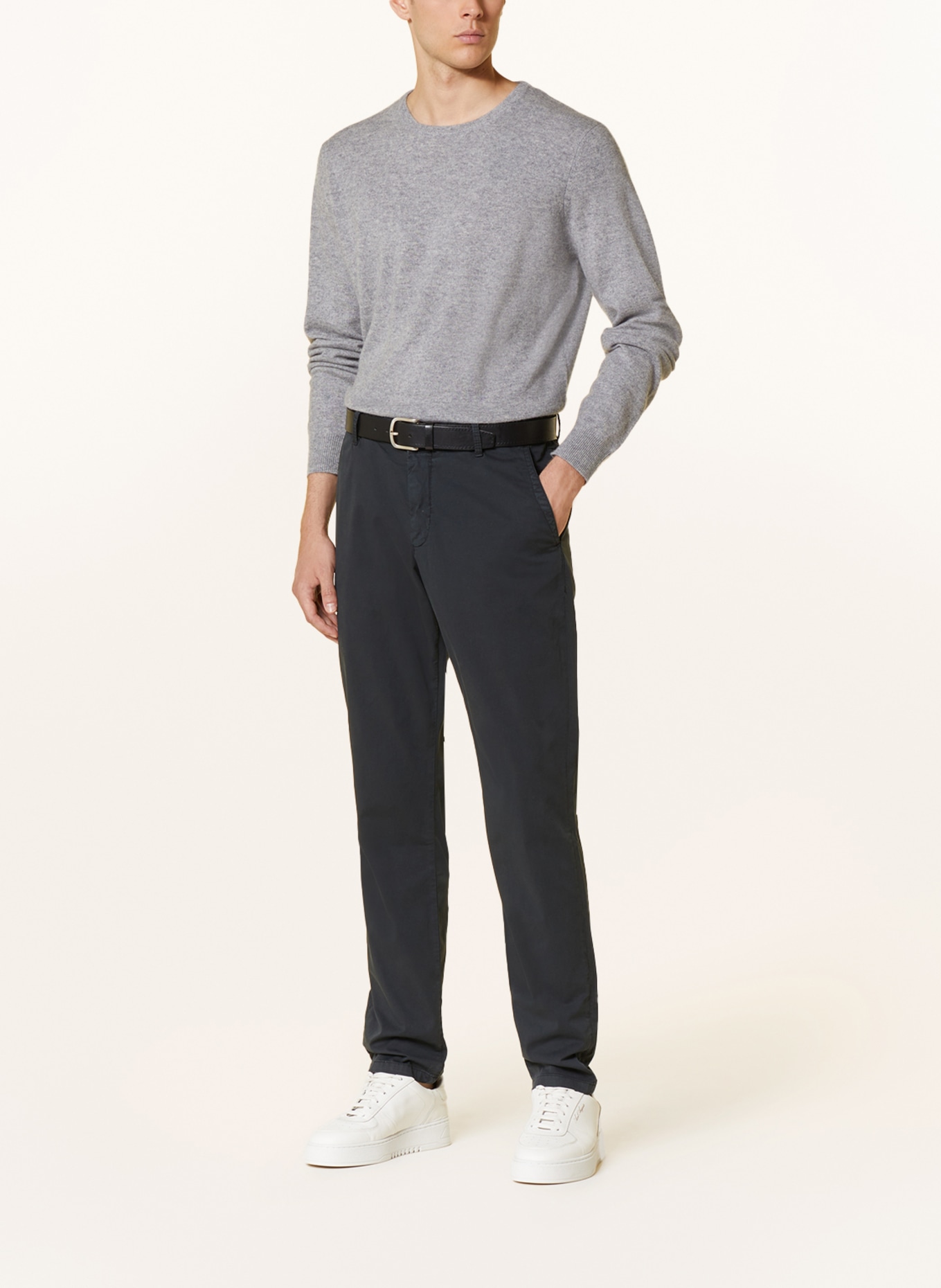 STROKESMAN'S Cashmere-Pullover, Farbe: GRAU (Bild 2)
