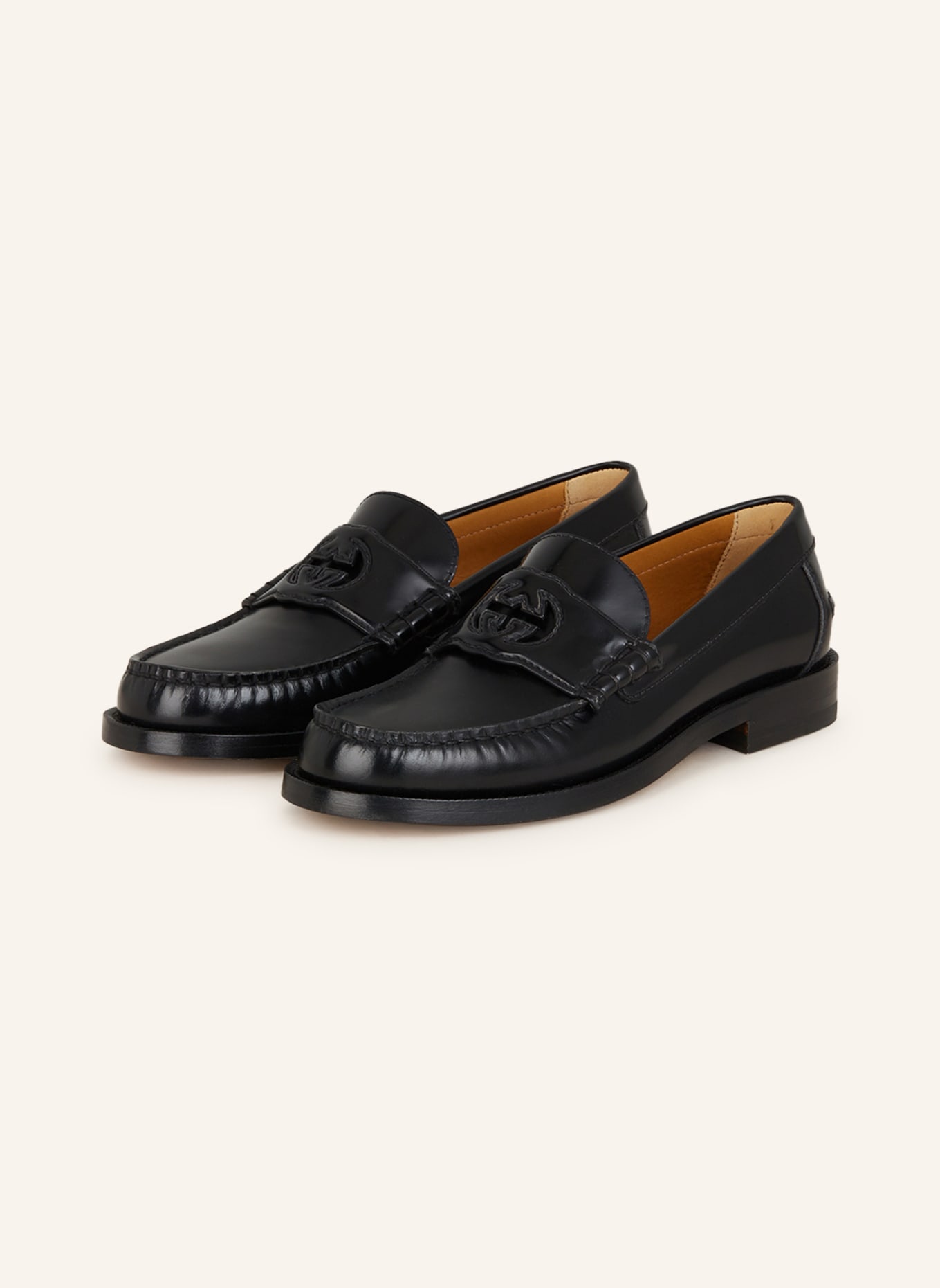 GUCCI Loafers MILLENNIAL RIBOT, Color: BLACK (Image 1)
