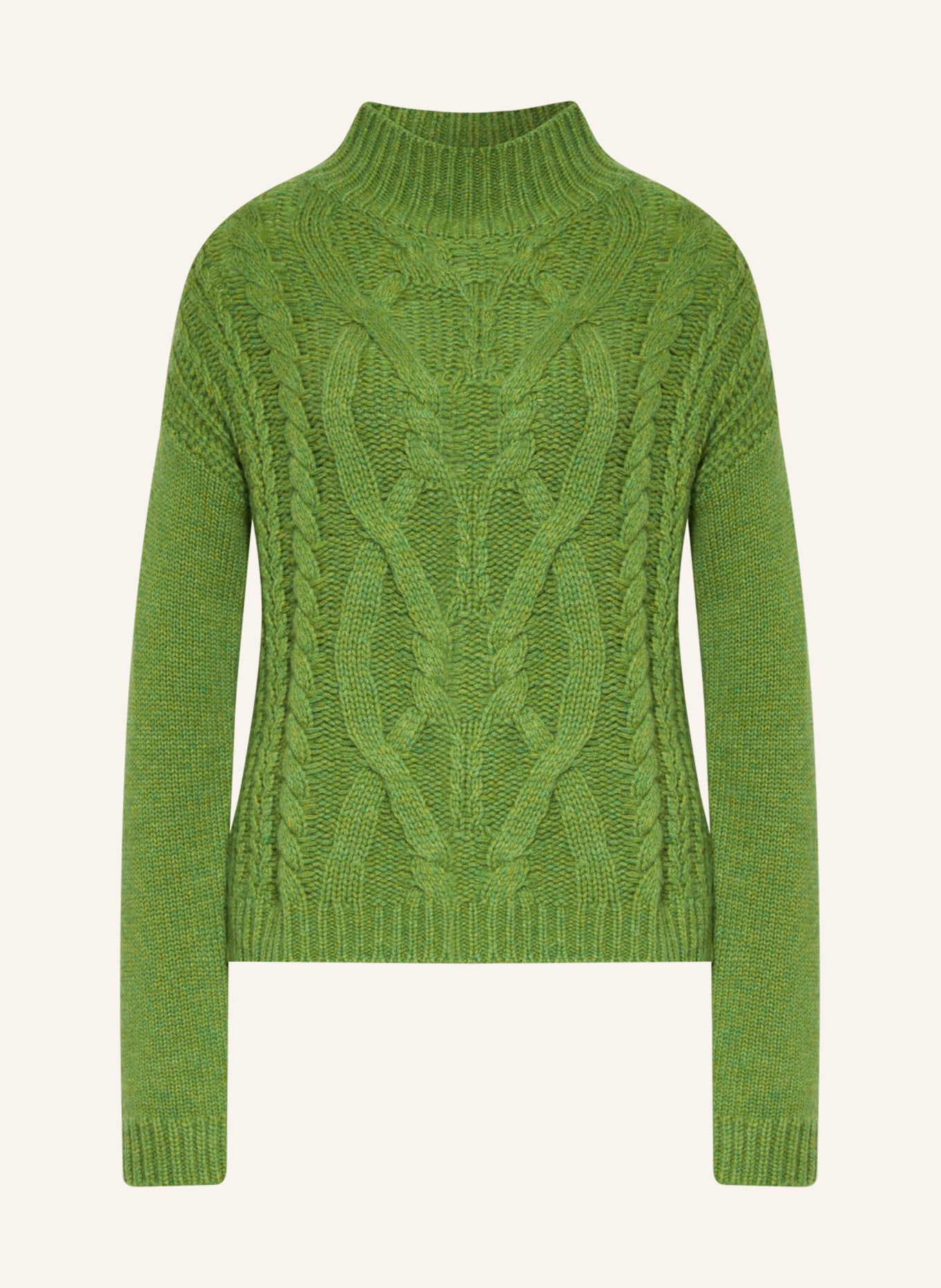 darling harbour Sweater with cashmere, Color: OLIVE (Image 1)
