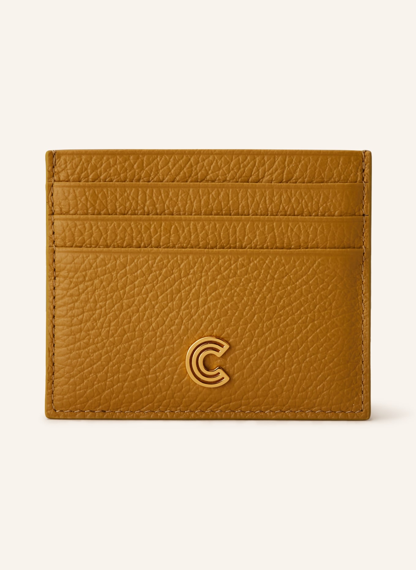 COCCINELLE Card case, Color: DARK YELLOW (Image 1)