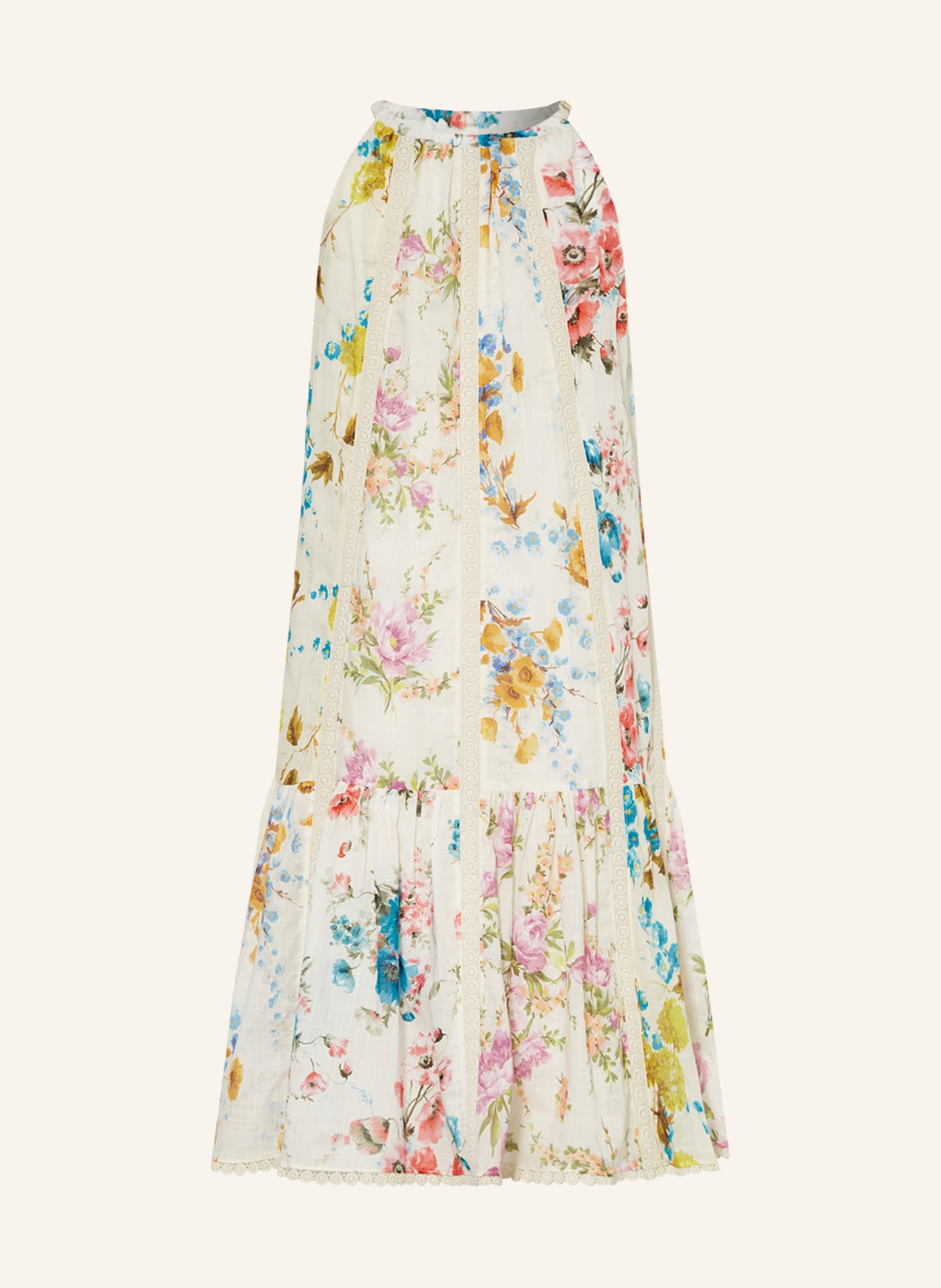 ZIMMERMANN Kleid HALYCON, Farbe: WEISS/ DUNKELGELB/ LILA (Bild 2)