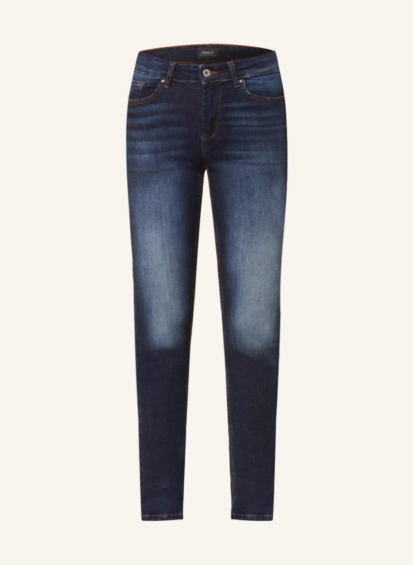ONLY Skinny jeans, Color: Dark Blue Denim/REA837 (Image 1)