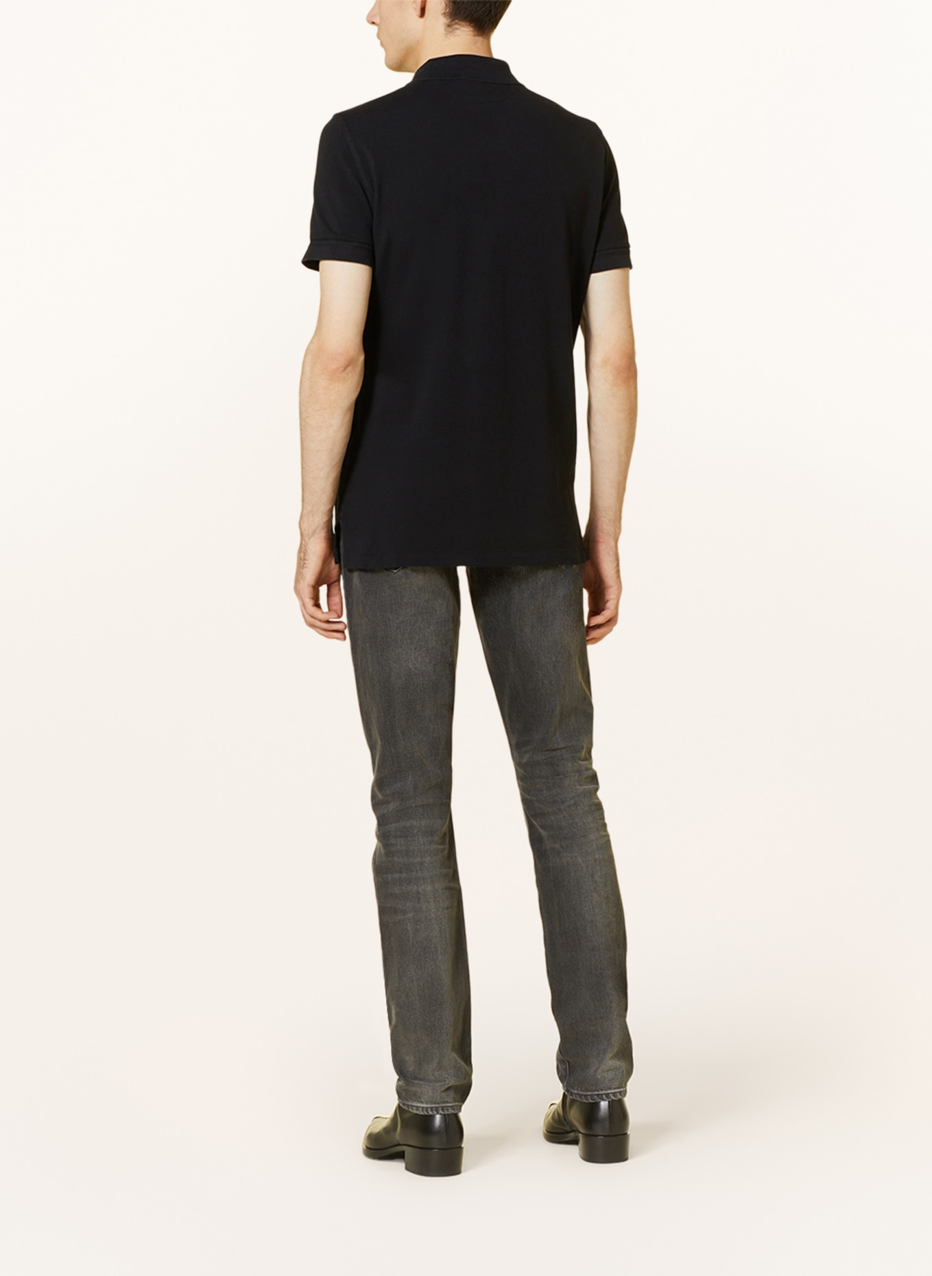 TOM FORD Piqué-Poloshirt: SCHWARZ