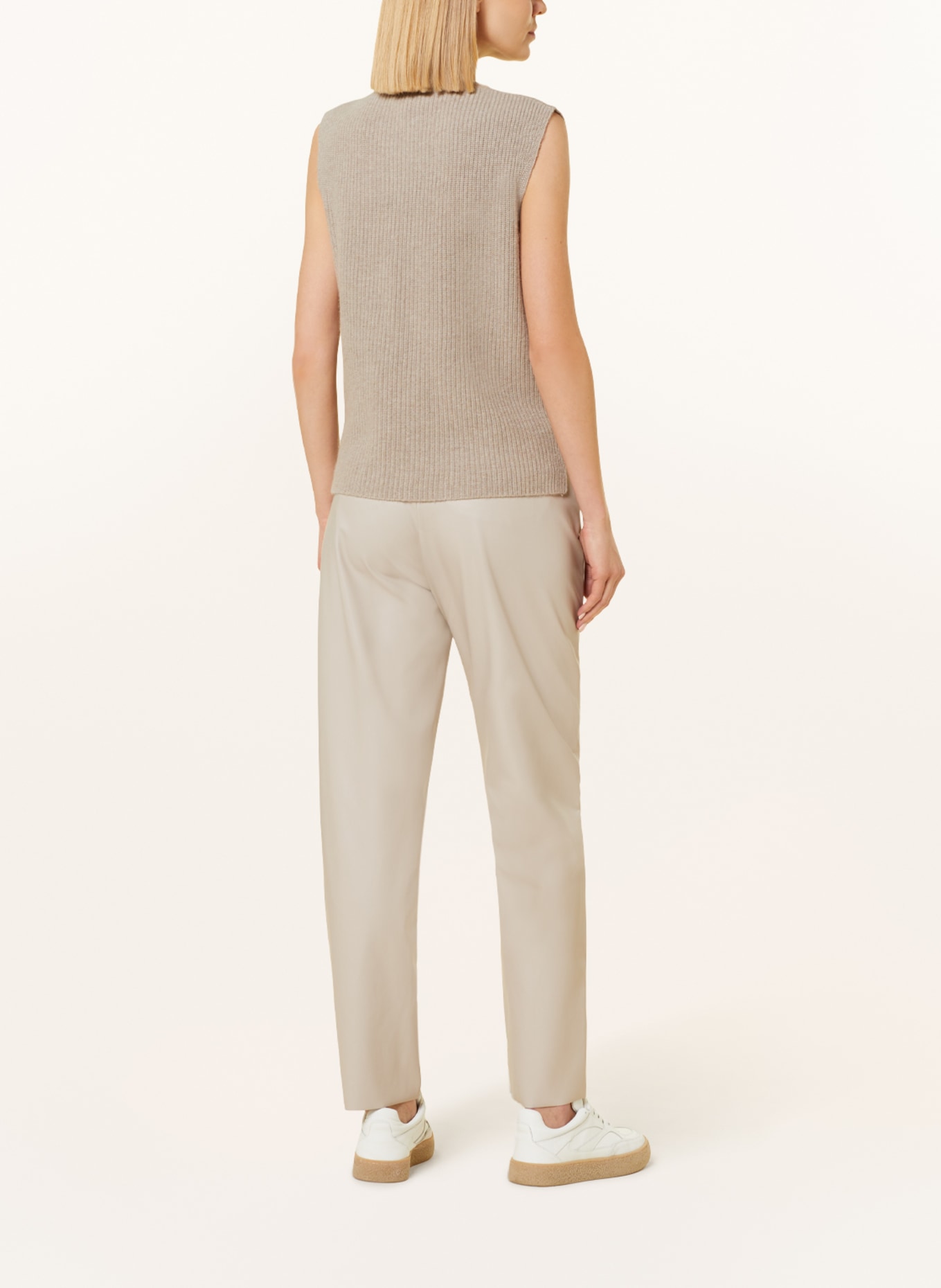 lilienfels Sweater vest with cashmere, Color: BEIGE (Image 3)