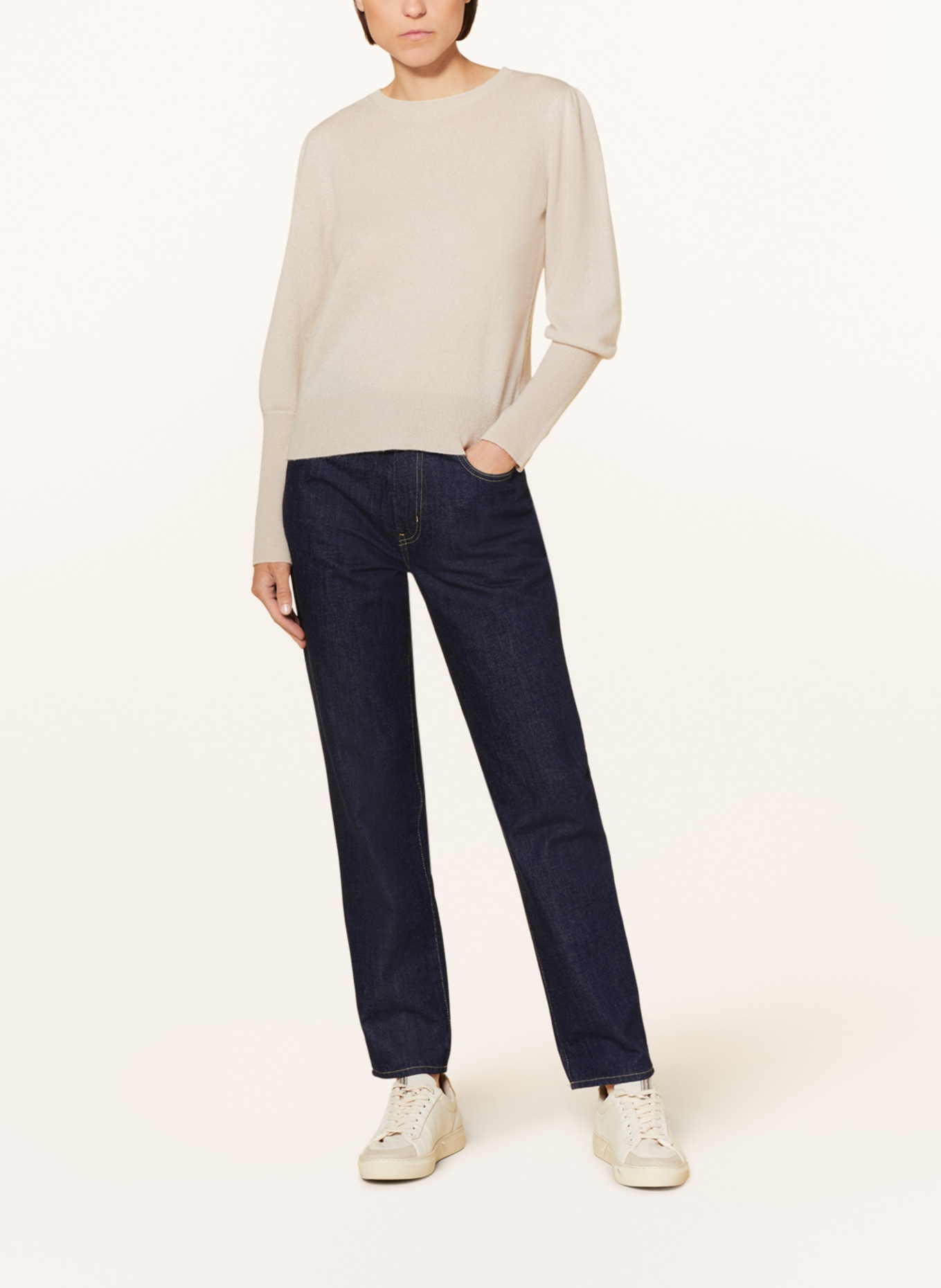lilienfels Cashmere-Pullover, Farbe: CREME (Bild 2)