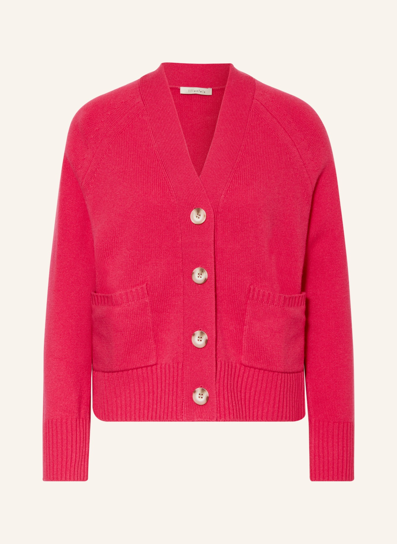 lilienfels Cardigan with cashmere, Color: PINK (Image 1)