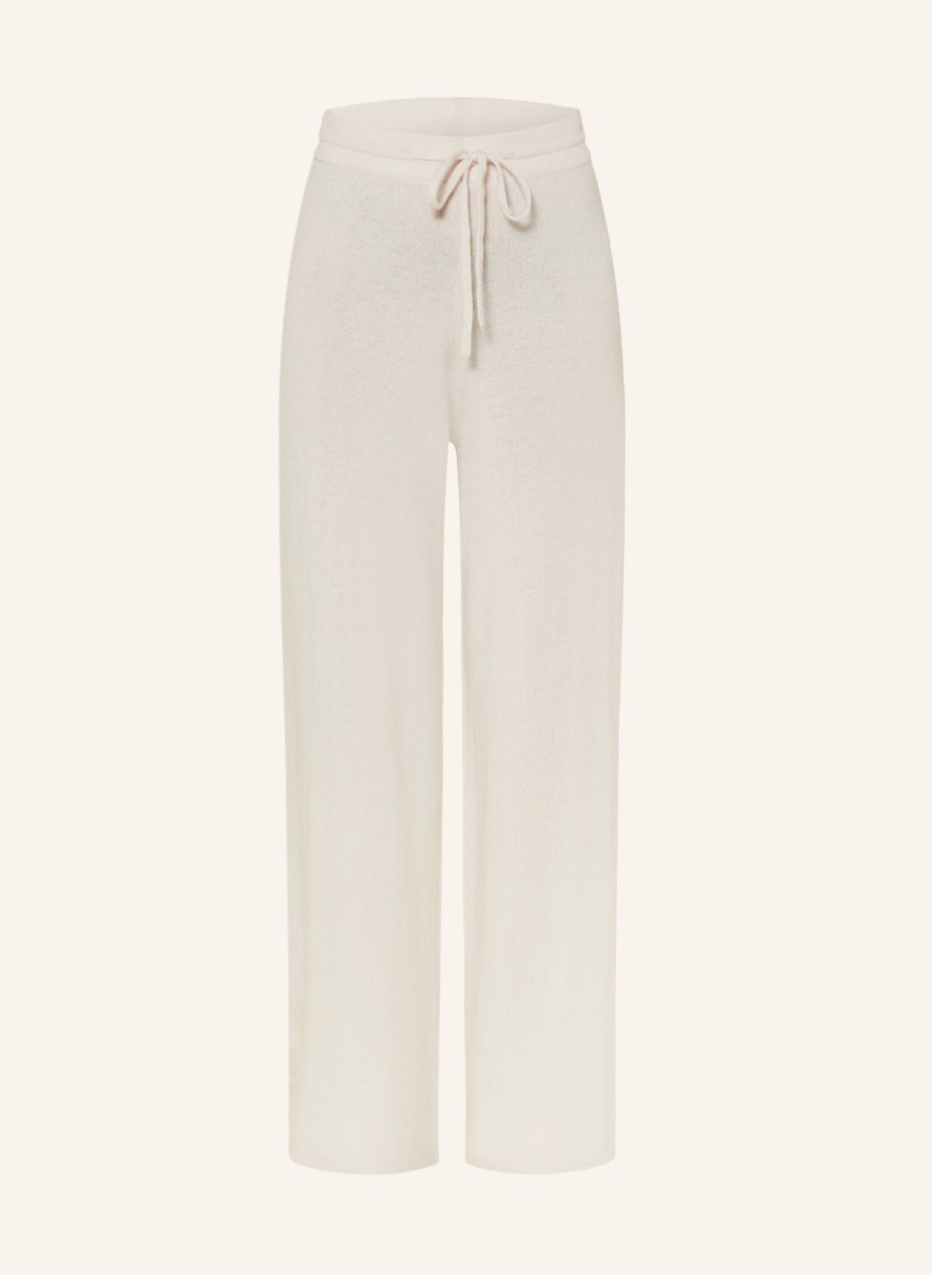 lilienfels Knit trousers with cashmere, Color: CREAM (Image 1)