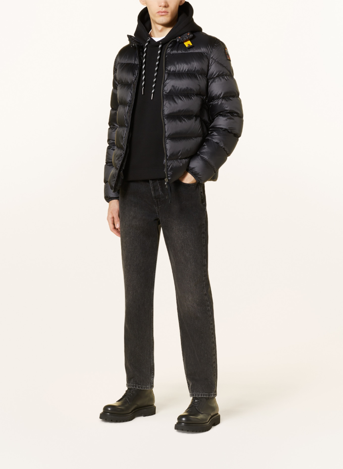 PARAJUMPERS Down jacket DILLON, Color: BLACK (Image 2)