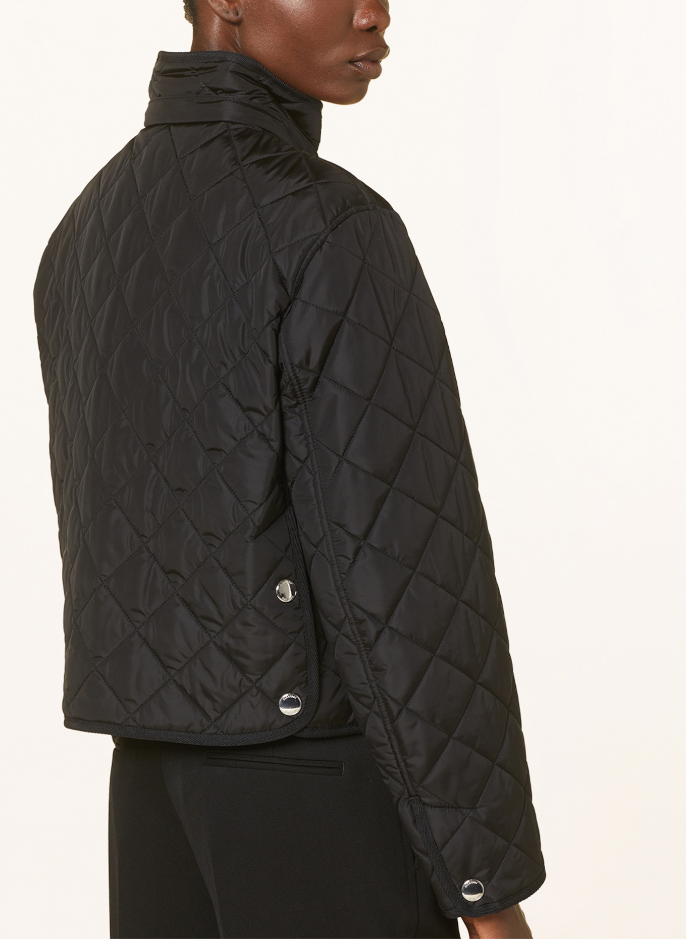 BURBERRY Quilted jacket HUMBIE with detachable hood, Color: BLACK (Image 6)