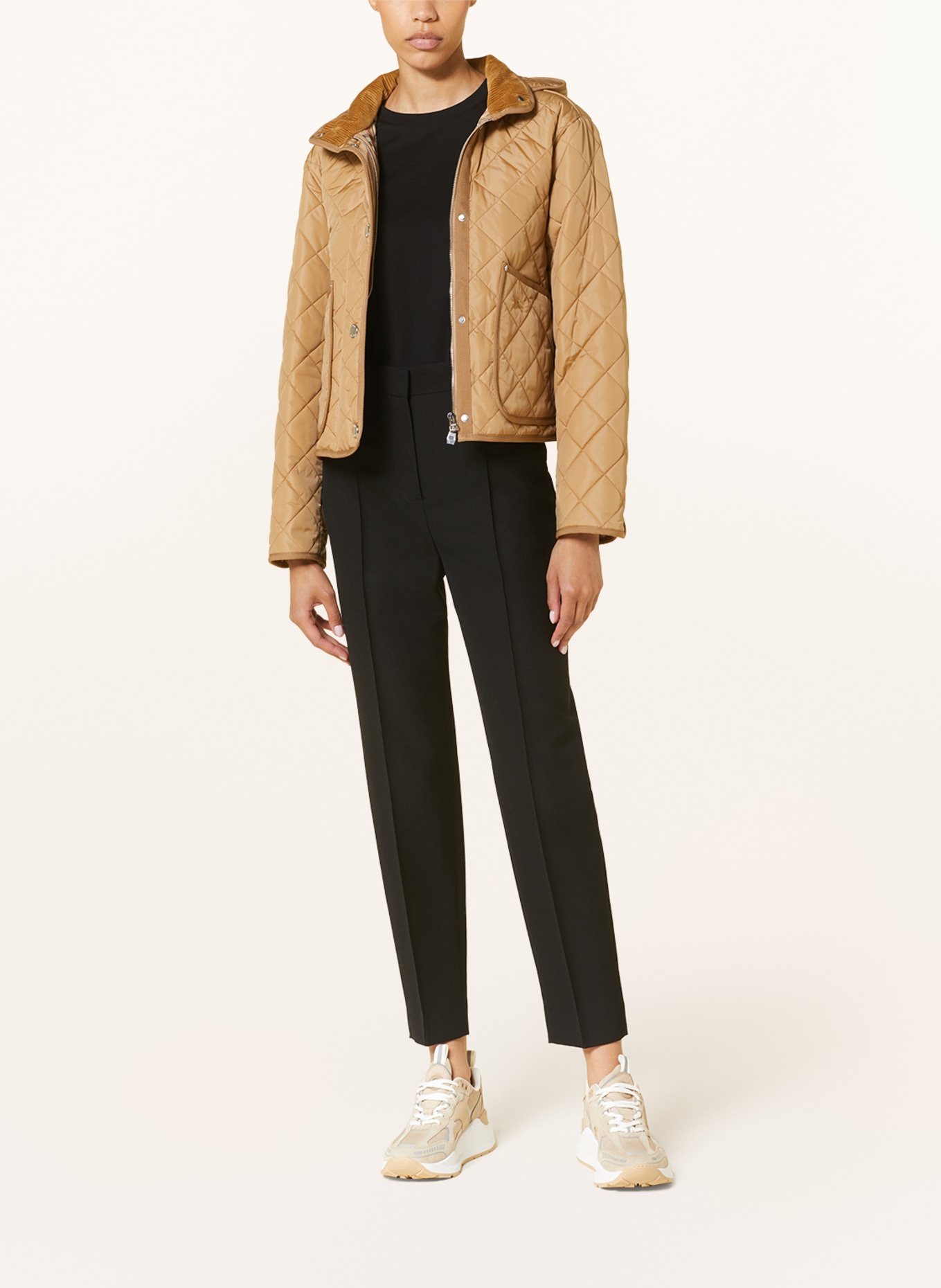 BURBERRY Quilted jacket HUMBIE with detachable hood, Color: CAMEL (Image 2)