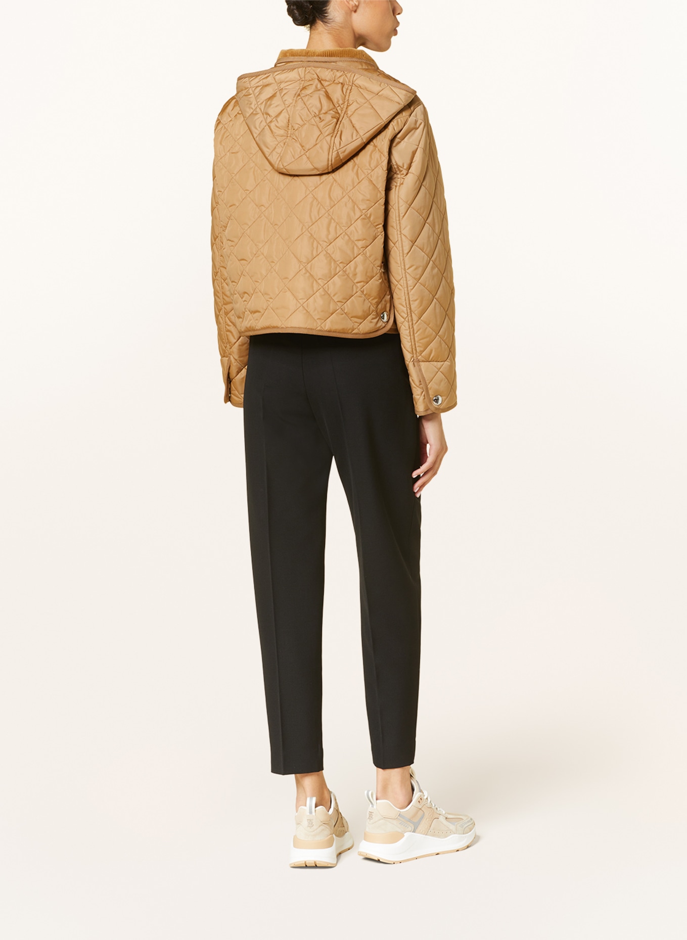 BURBERRY Quilted jacket HUMBIE with detachable hood, Color: CAMEL (Image 3)