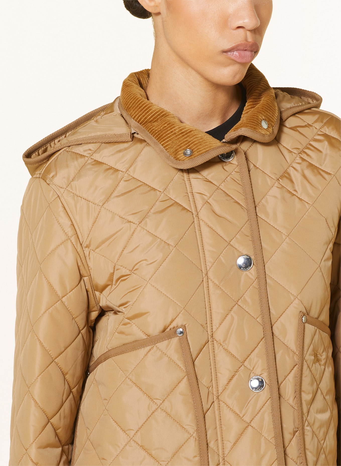 BURBERRY Quilted jacket HUMBIE with detachable hood, Color: CAMEL (Image 5)