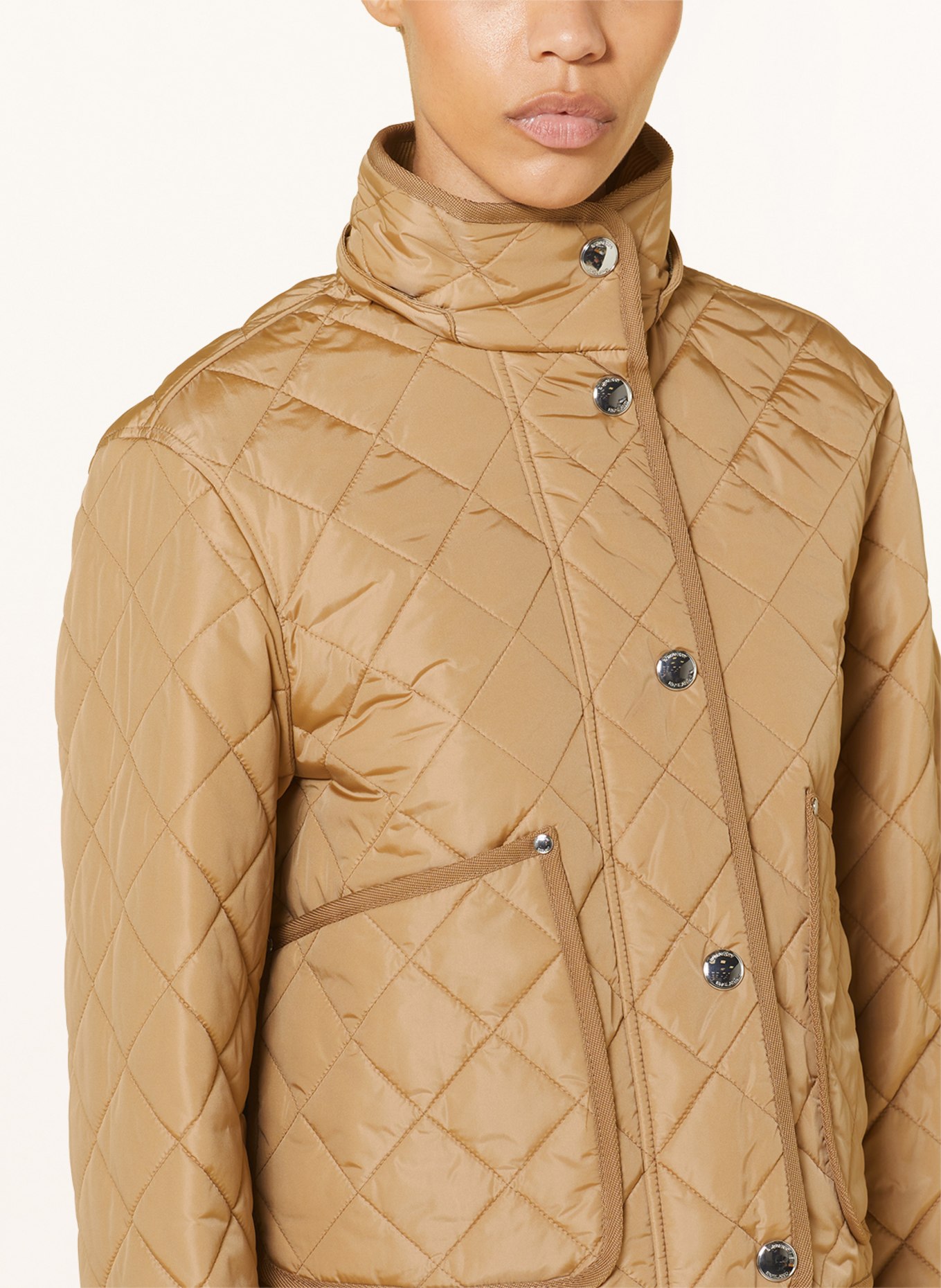 BURBERRY Prošívaná bunda HUMBIE s odnímatelnou kapucí, Barva: VELBLOUDÍ (Obrázek 6)