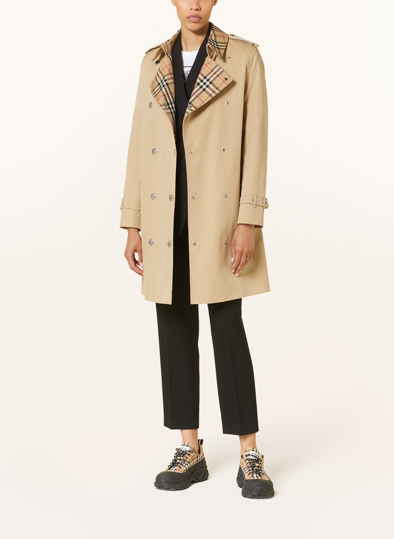 BURBERRY Trench coat MONTROSE, Color: BEIGE (Image 2)