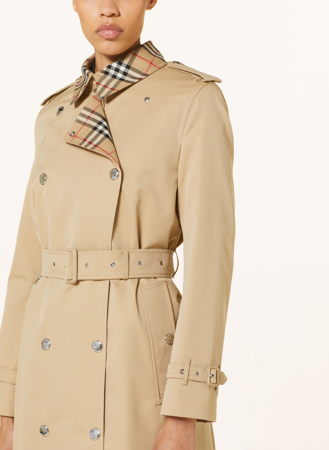 BURBERRY Trench coat MONTROSE, Color: BEIGE (Image 4)