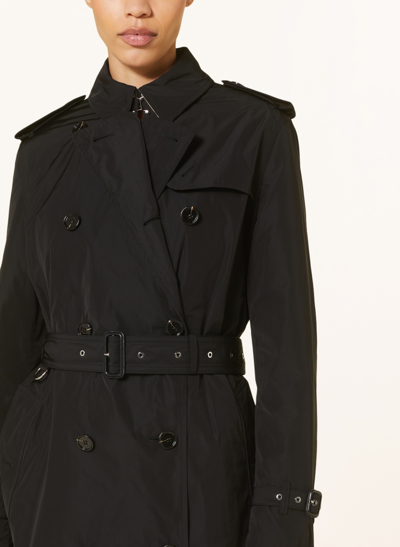 BURBERRY Trench coat KENSINGTON, Color: BLACK (Image 4)