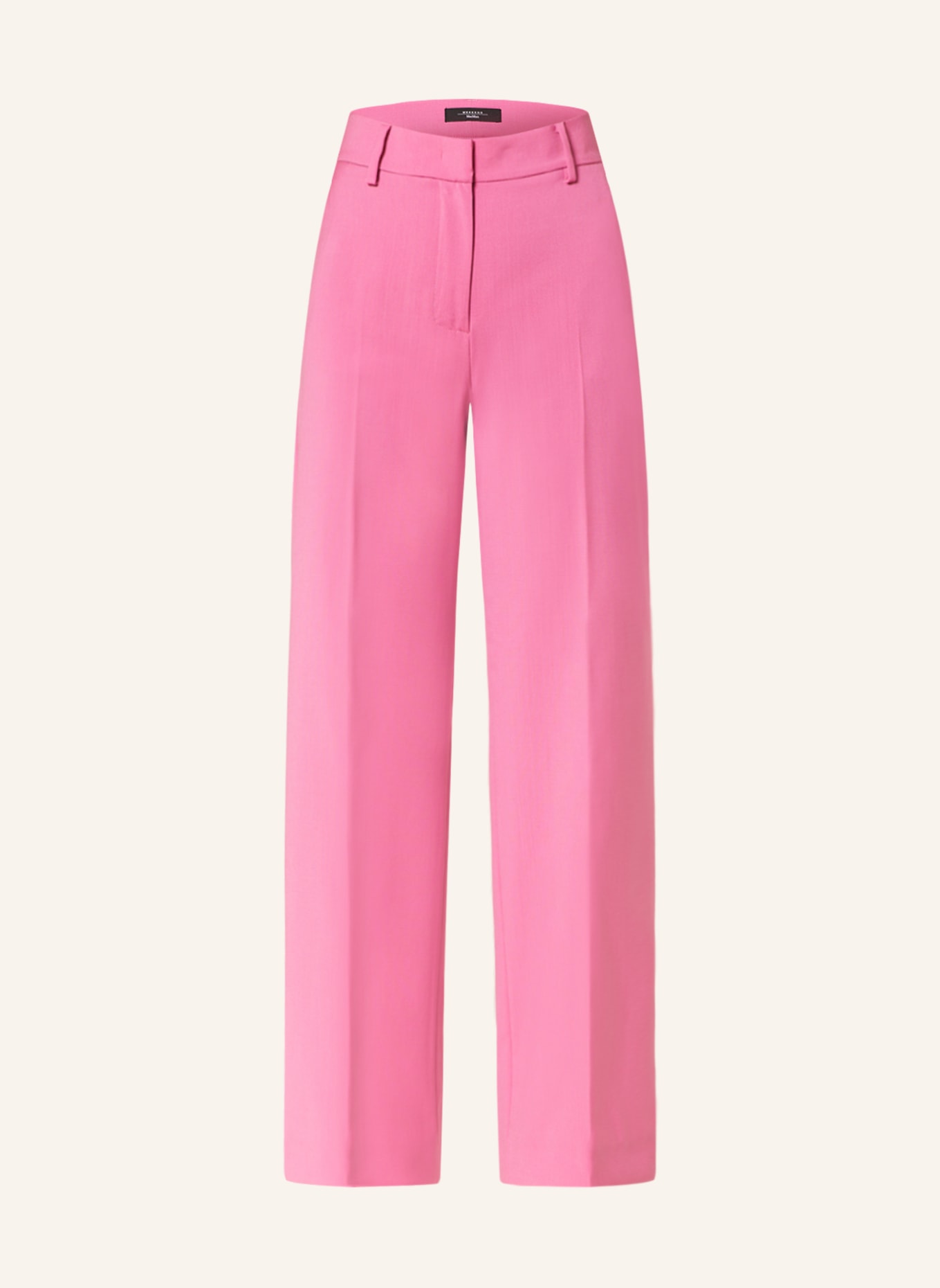 WEEKEND MaxMara Wide leg trousers VISIVO, Color: PINK (Image 1)