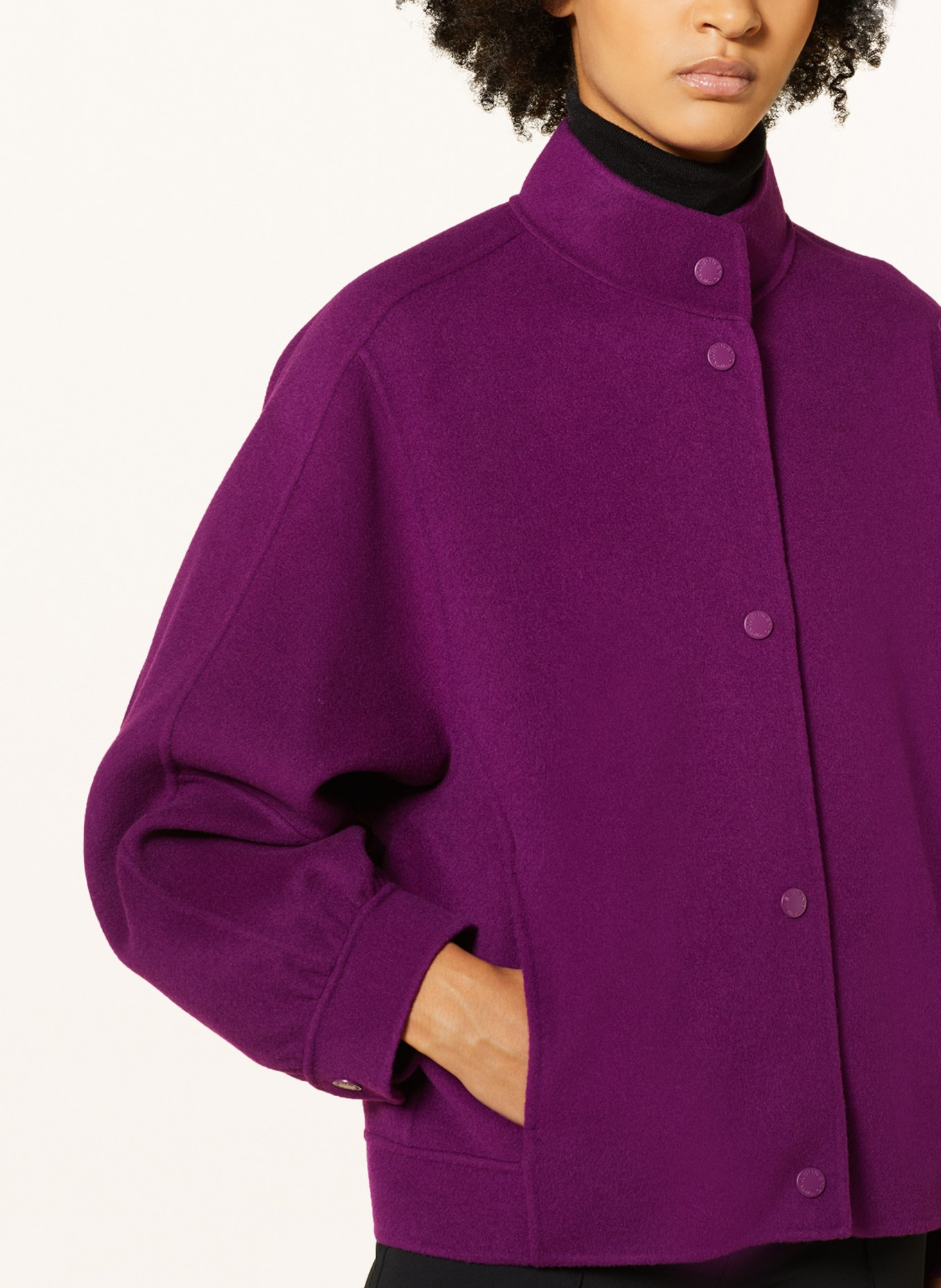 WEEKEND MaxMara Boxy jacket AGITARE, Color: FUCHSIA (Image 4)
