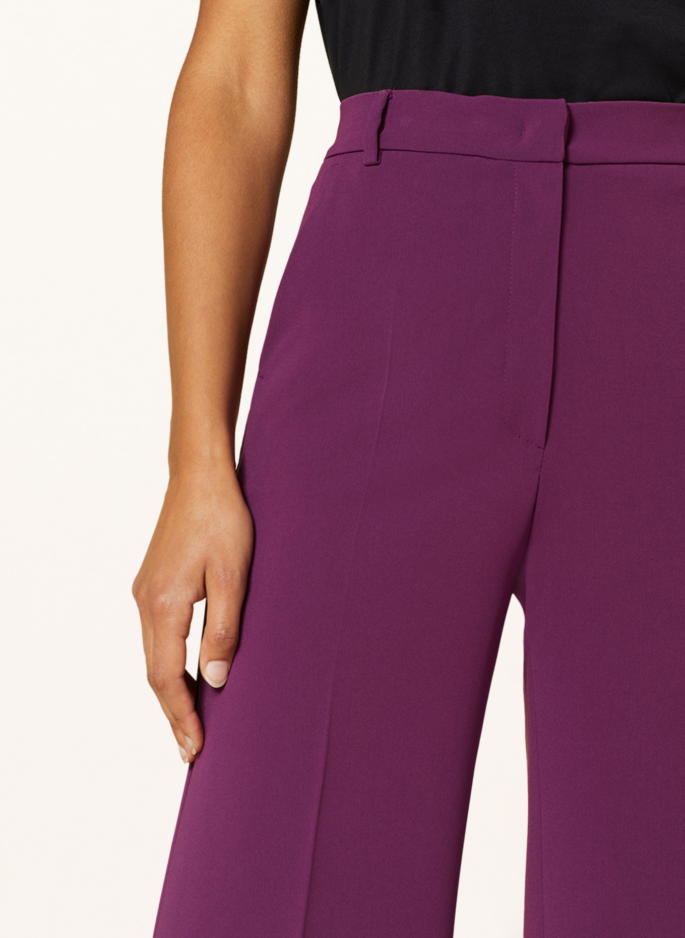 WEEKEND MaxMara Wide leg trousers OVADA, Color: FUCHSIA (Image 5)