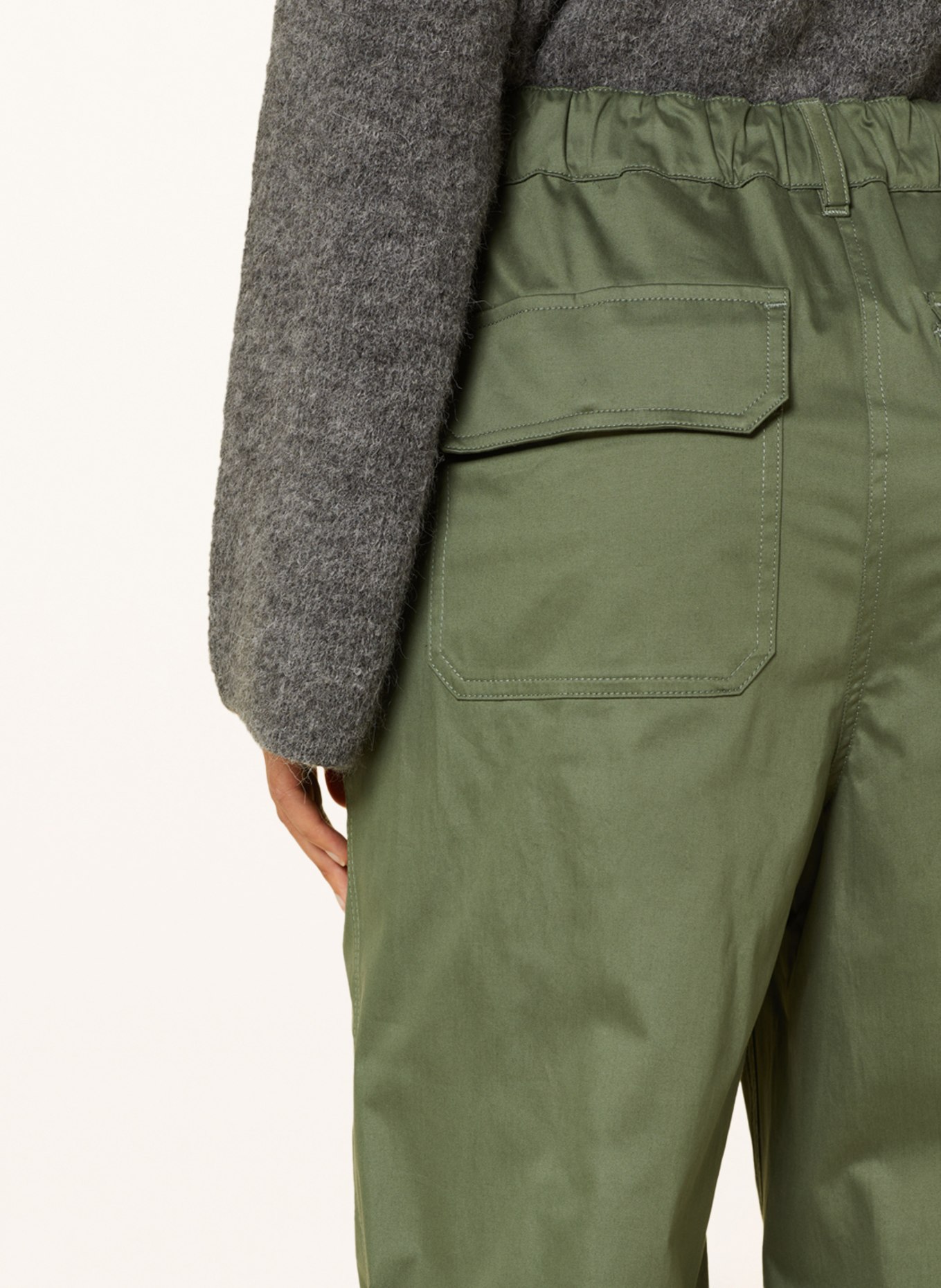 WEEKEND MaxMara Cargo pants GITANE, Color: OLIVE (Image 5)