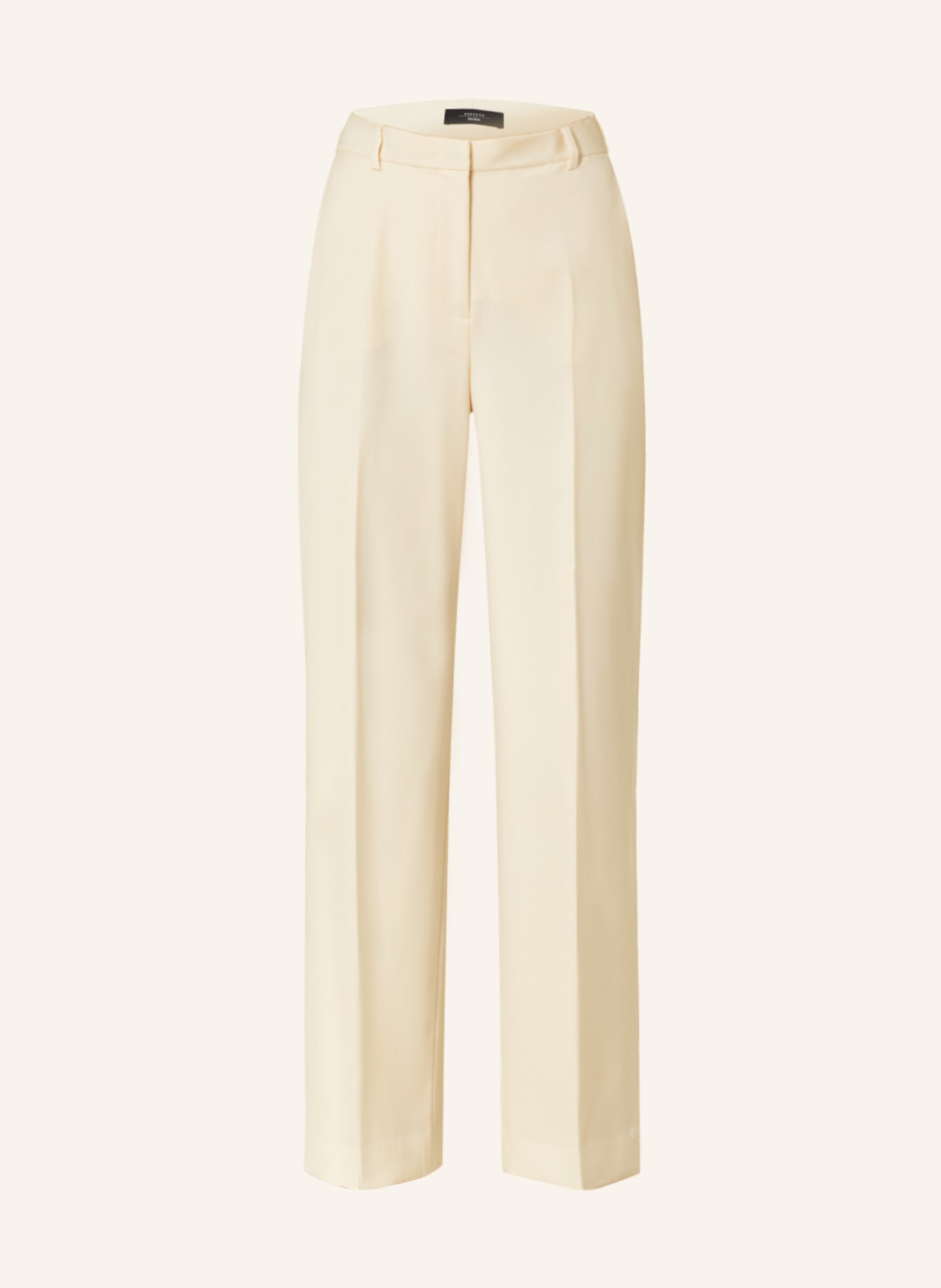 WEEKEND MaxMara Wide leg trousers CONIO, Color: ECRU (Image 1)
