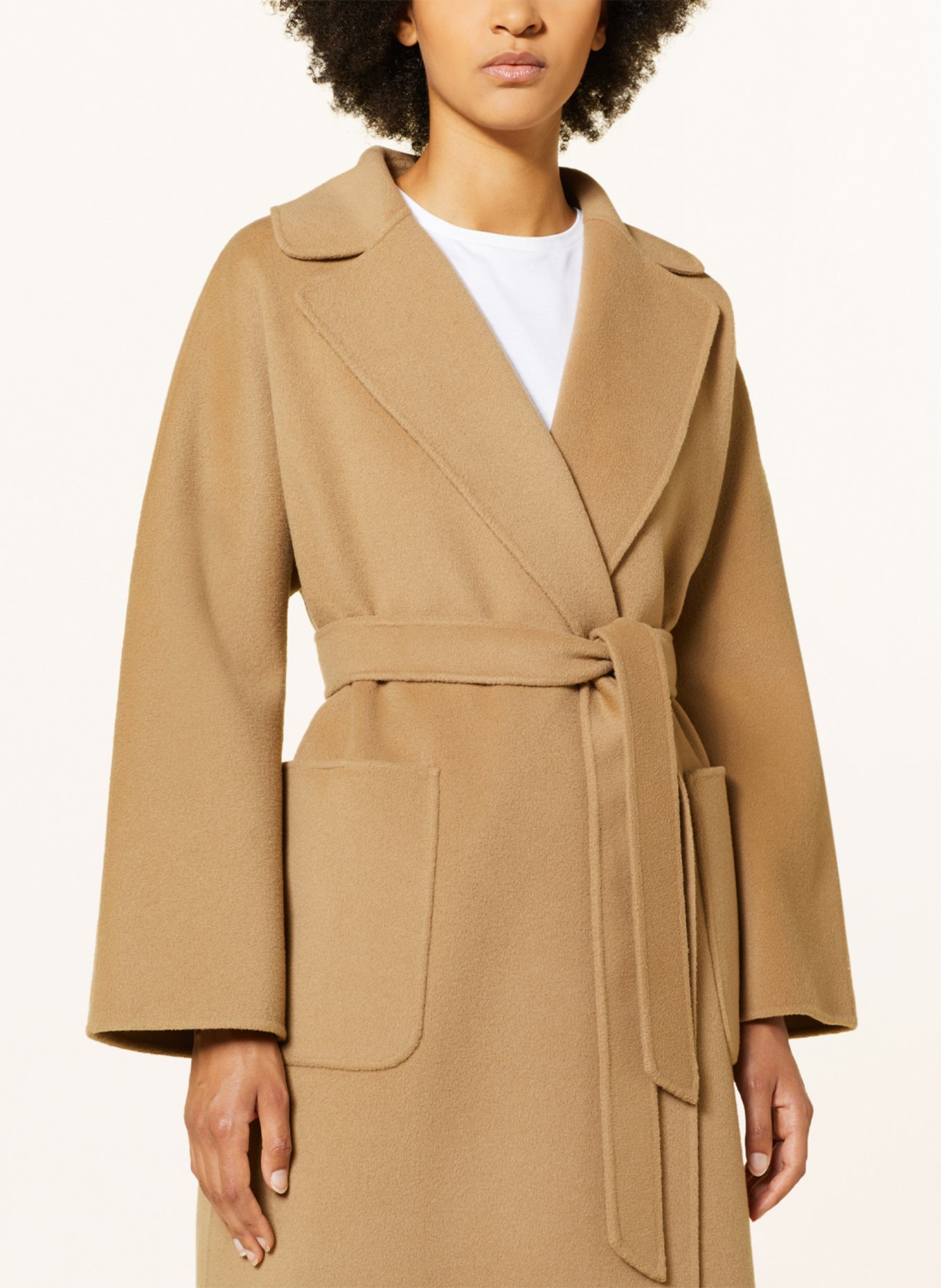 WEEKEND MaxMara Wool coat ROVO, Color: CAMEL (Image 4)
