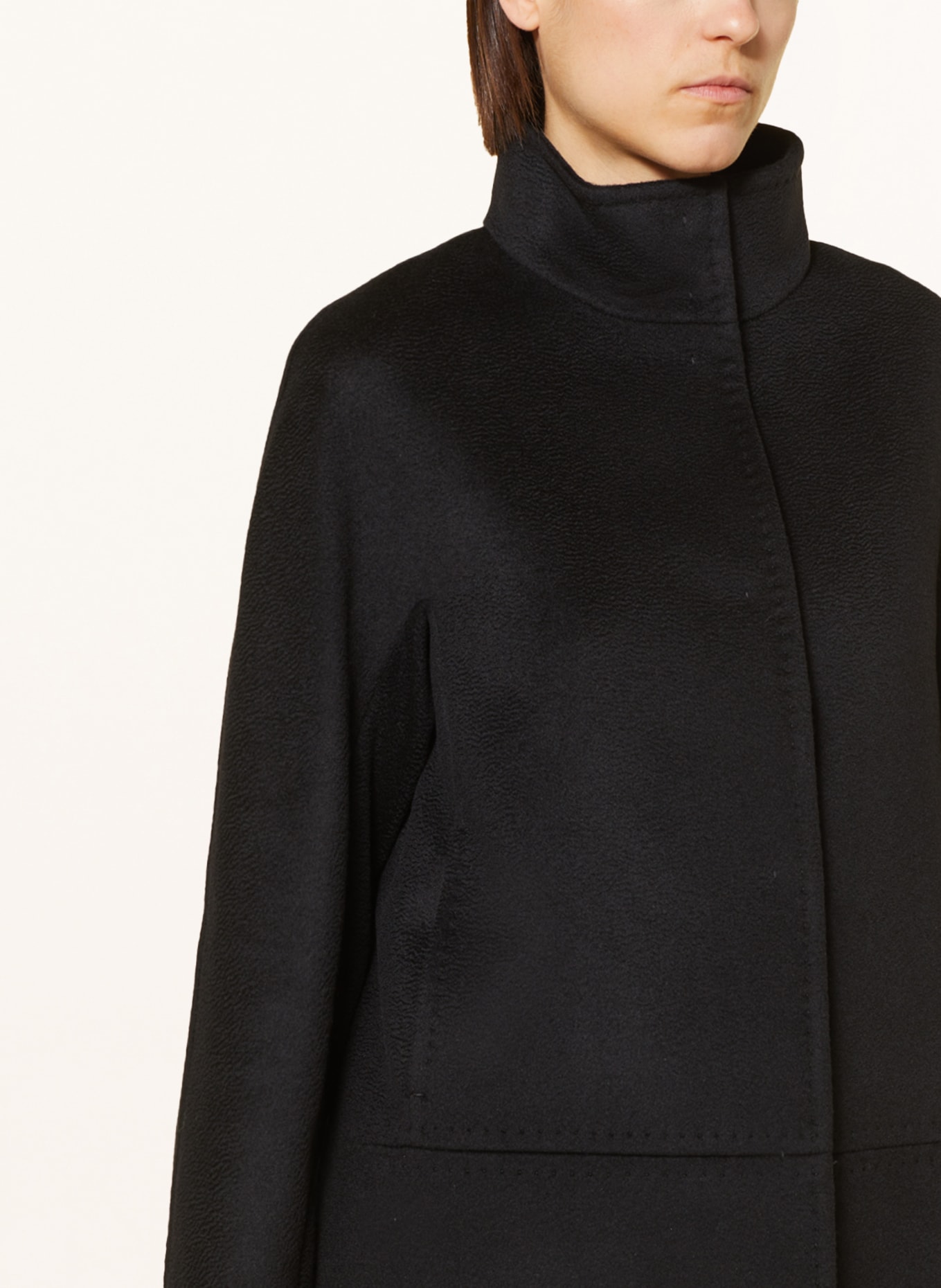 MaxMara STUDIO Wool coat MANOLO, Color: BLACK (Image 4)
