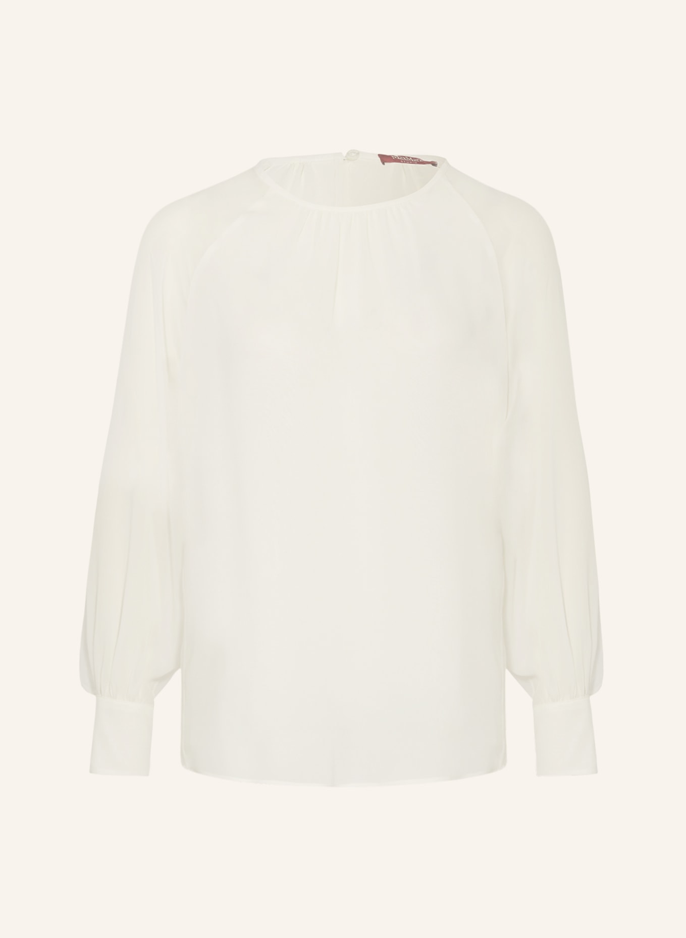 MaxMara STUDIO Shirt blouse GOLFO made of silk, Color: ECRU (Image 1)