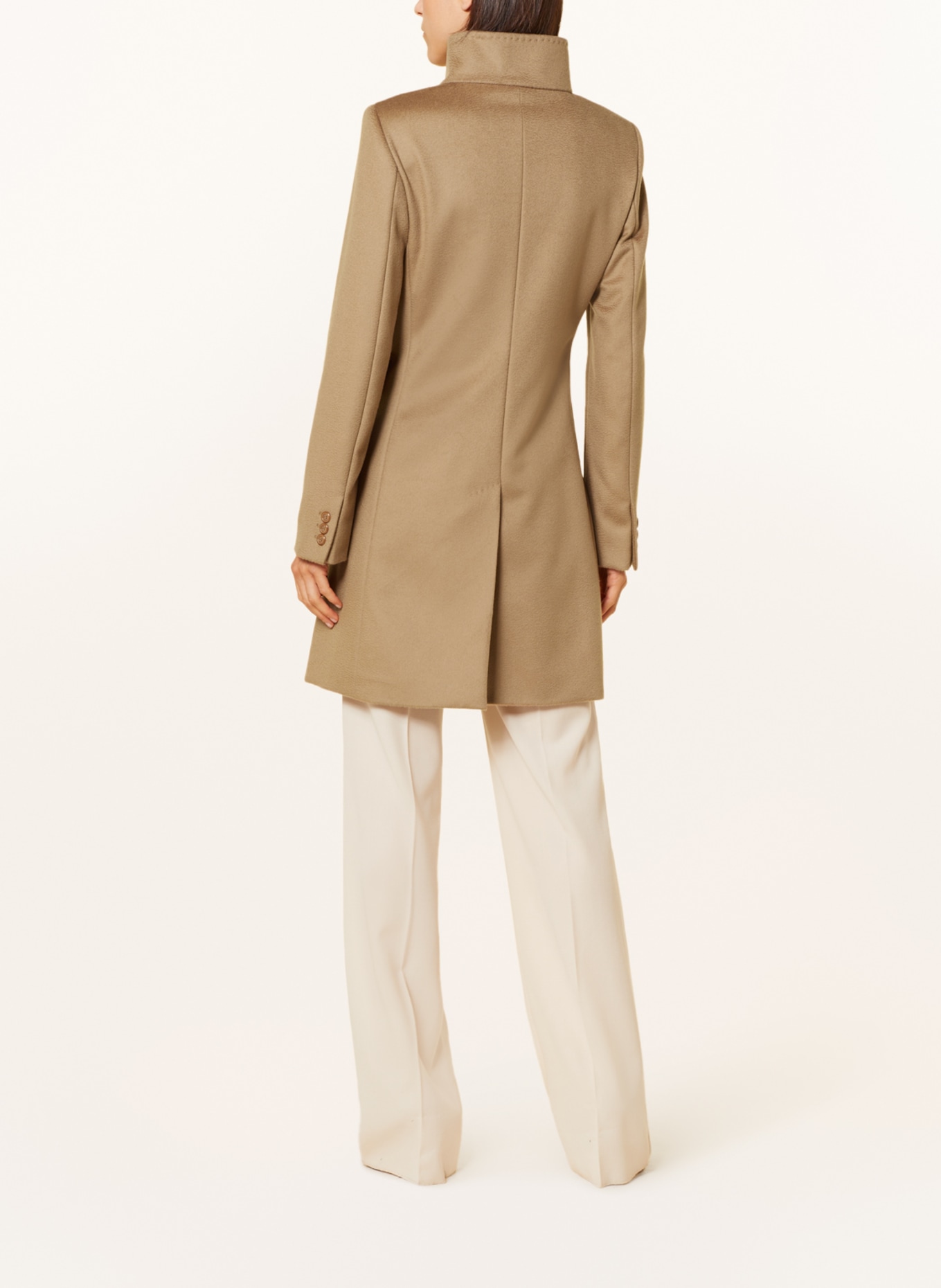 MaxMara STUDIO Wool coat AGNESE, Color: CAMEL (Image 3)