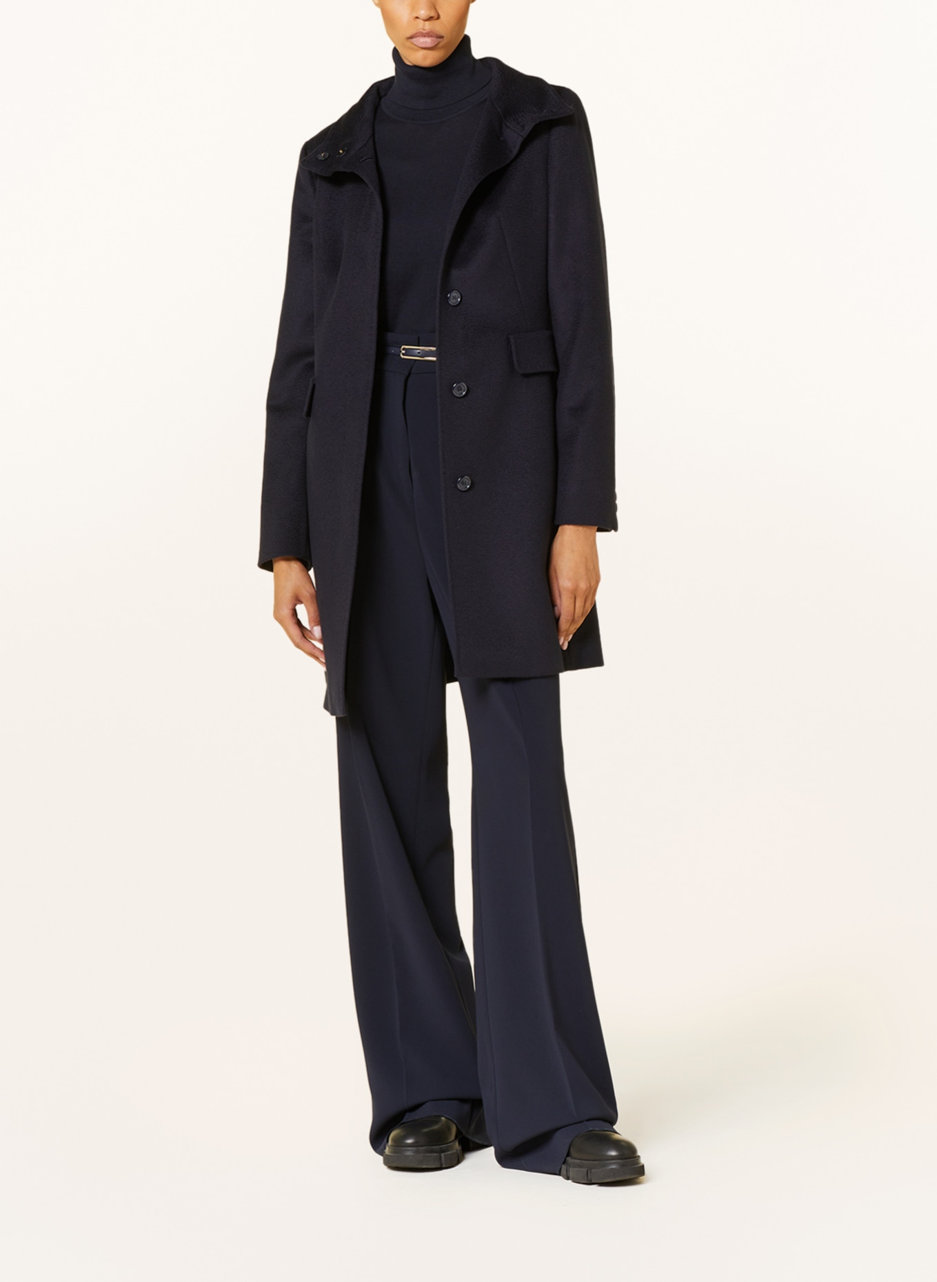 Max Mara STUDIO Wollmantel AGNESE: DUNKELBLAU