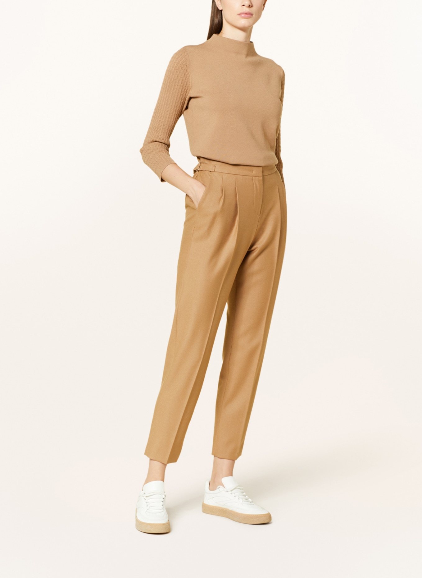 MaxMara STUDIO Sweater with 3/4 sleeves, Color: CAMEL (Image 2)