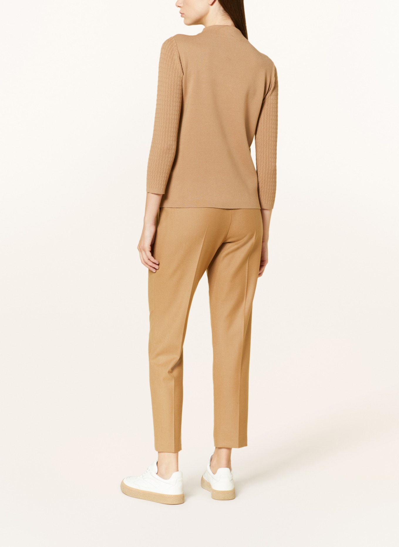 MaxMara STUDIO Sweater with 3/4 sleeves, Color: CAMEL (Image 3)