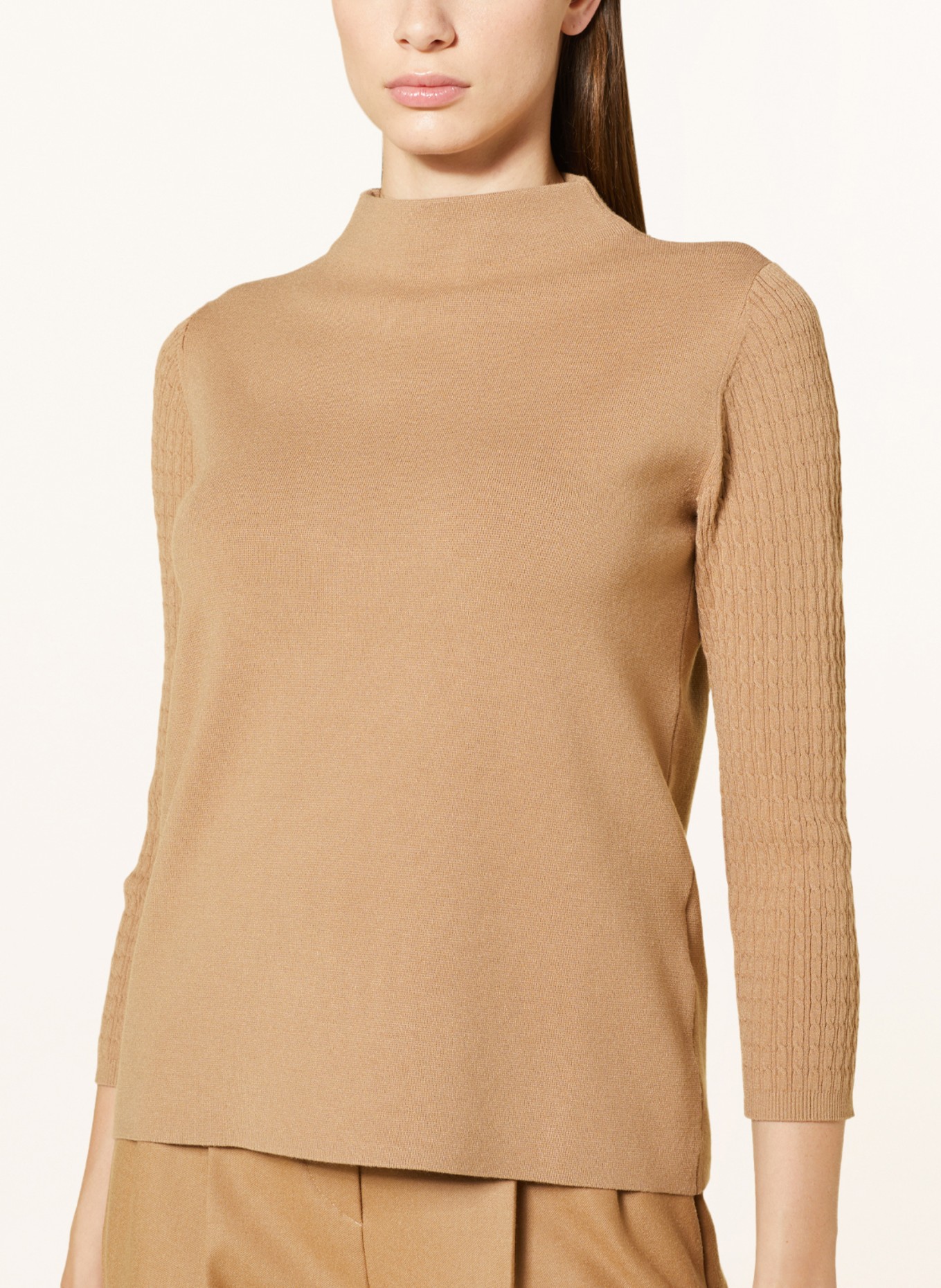 MaxMara STUDIO Sweater with 3/4 sleeves, Color: CAMEL (Image 4)
