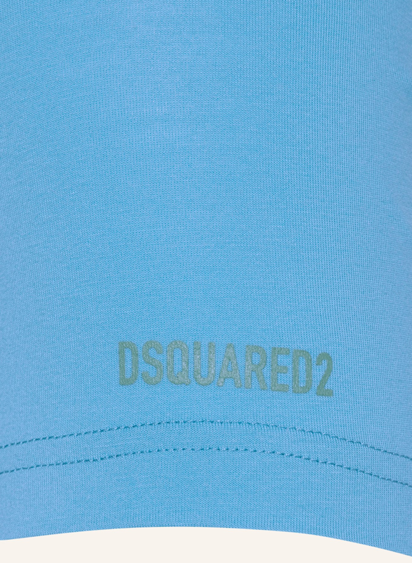 DSQUARED2 T-shirt TECHNICOLOUR, Color: TURQUOISE (Image 3)