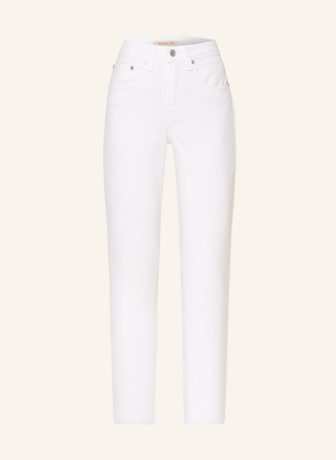 Levi's® Skinny Jeans 721 HIGH RISE SKINNY, Farbe: WEISS (Bild 1)