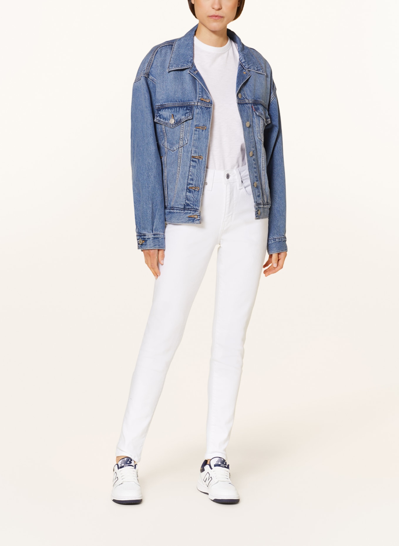 Levi's® Skinny jeans 721 HIGH RISE SKINNY, Color: WHITE (Image 2)