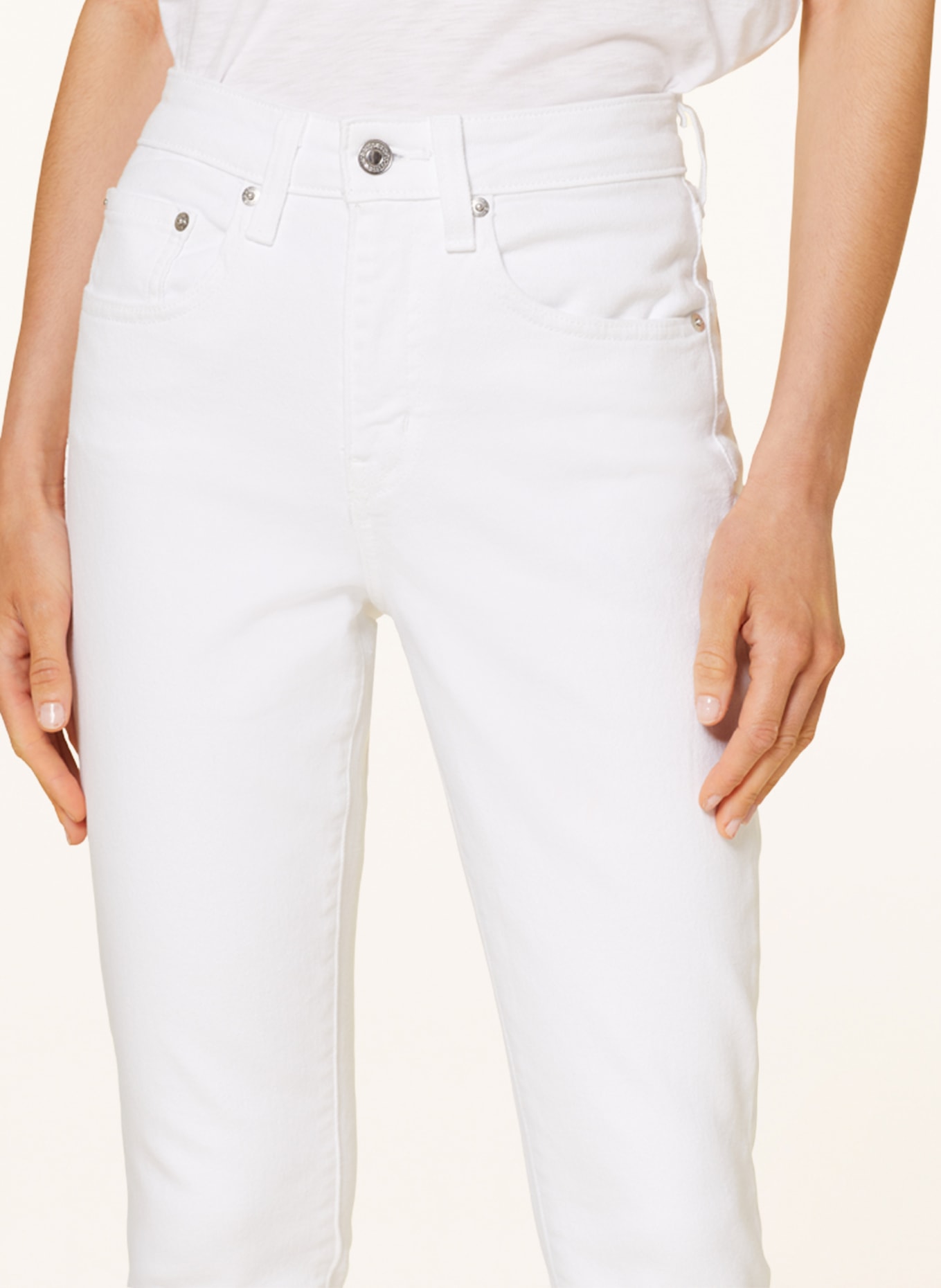Levi's® Skinny Jeans 721 HIGH RISE SKINNY, Farbe: WEISS (Bild 5)