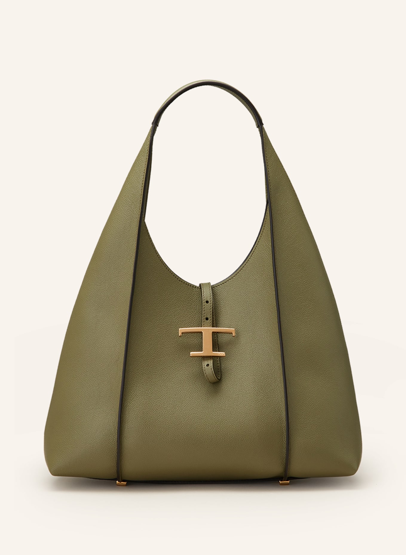 TOD'S Hobo bag T TIMELESS MEDIUM with pouch, Color: OLIVE (Image 1)