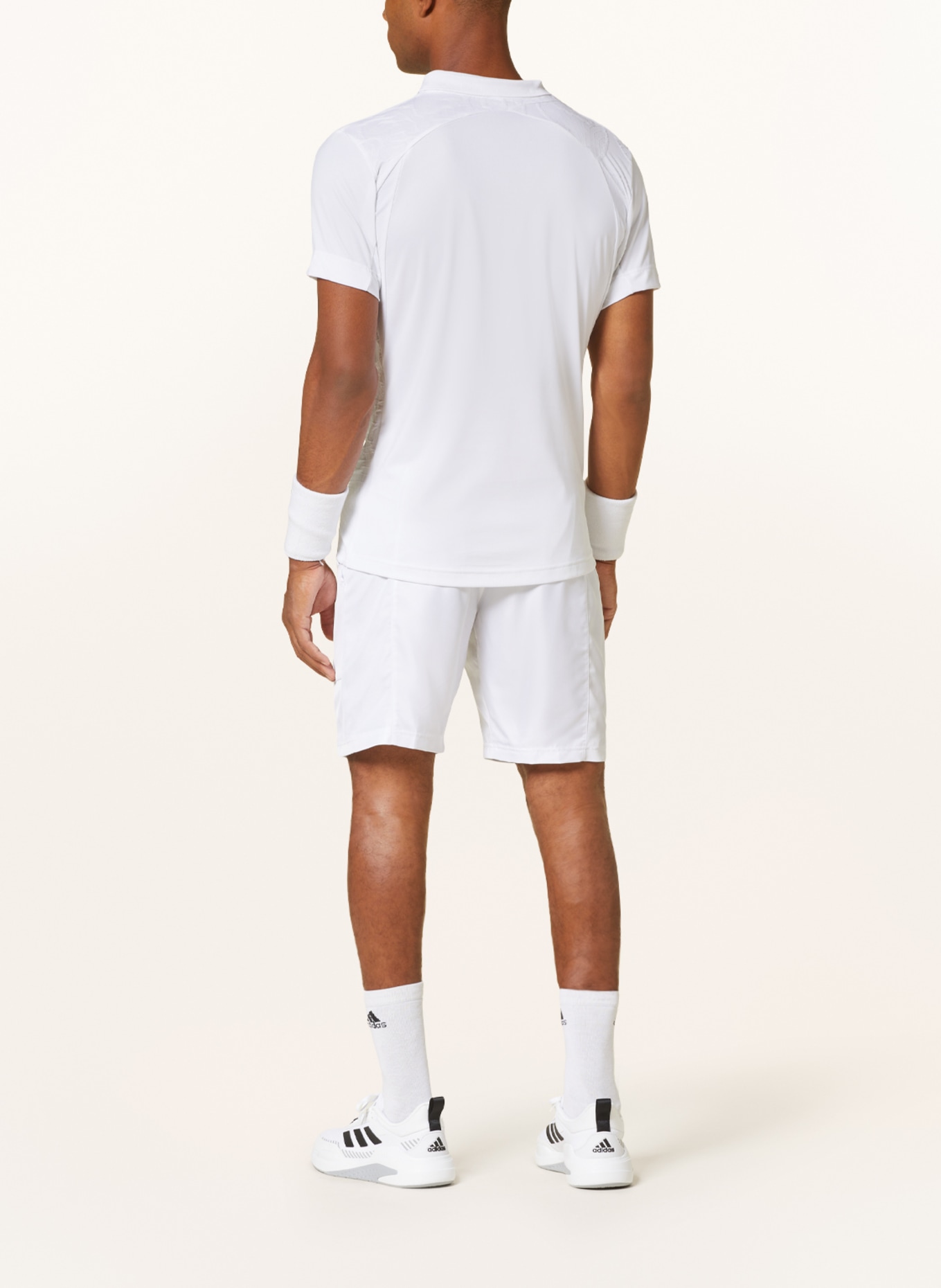 adidas Performance polo shirt AEROREADY FREELIFT PRO, Color: WHITE/ NEON GREEN (Image 3)