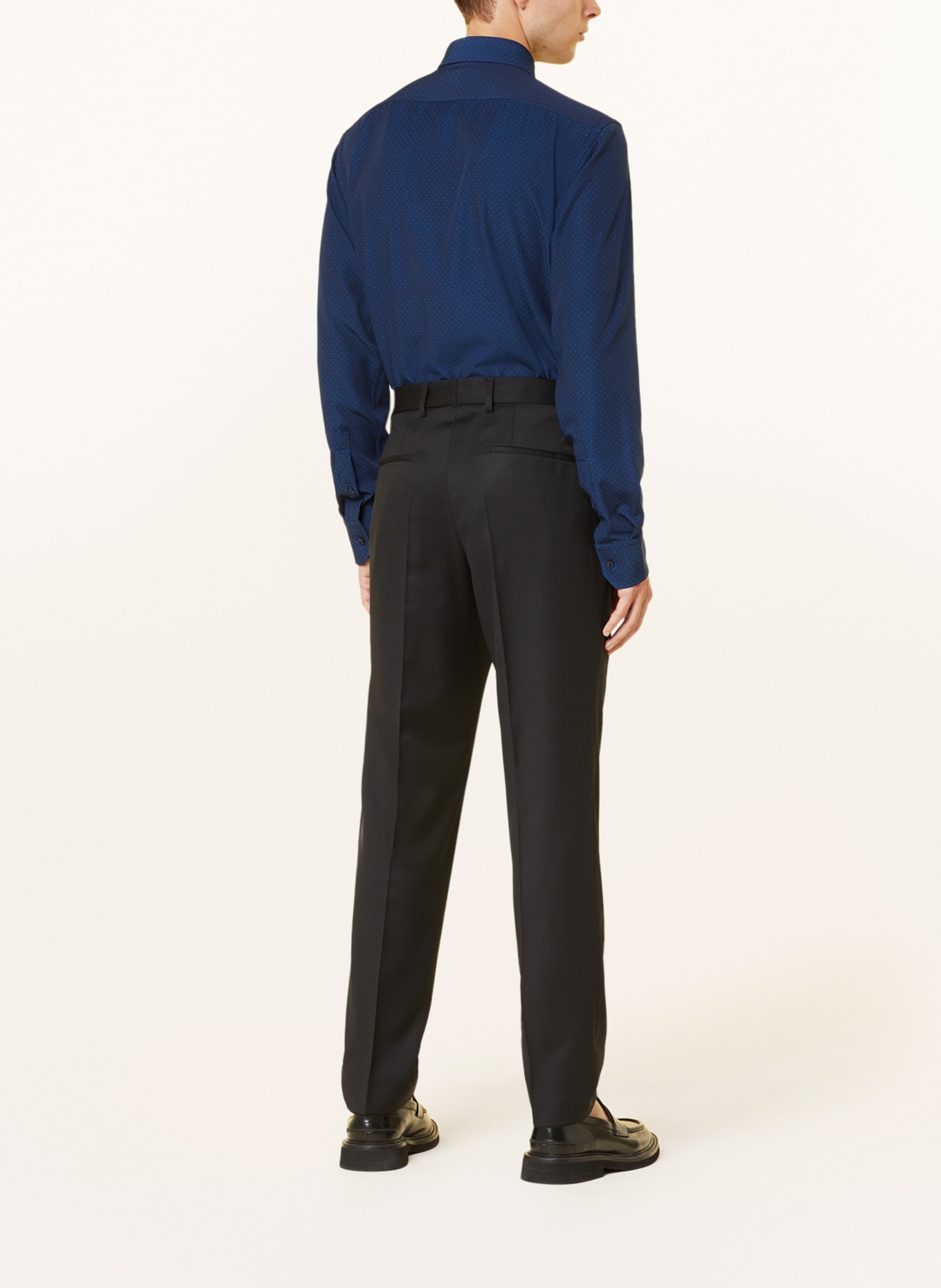 BOSS Jerseyhemd JOE PERFORMANCE Regular Fit, Farbe: DUNKELBLAU/ BLAU (Bild 3)