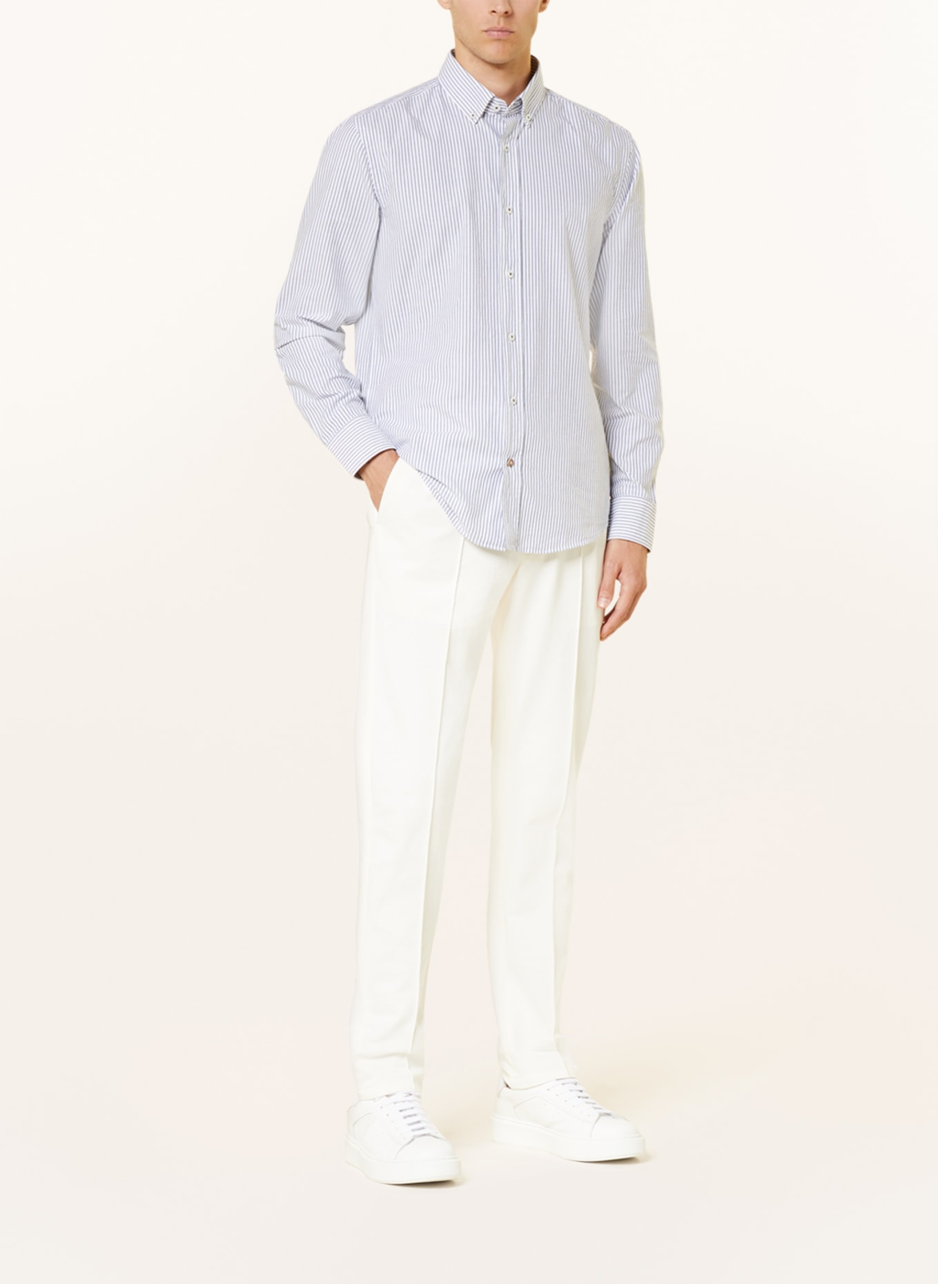 BOSS Shirt HAL casual fit, Color: BLUE/ WHITE (Image 2)