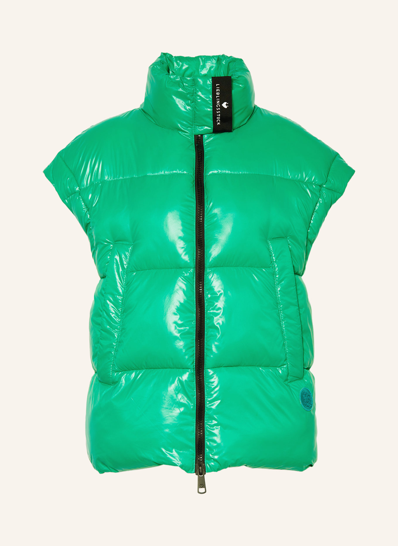 LIEBLINGSSTÜCK Quilted vest, Color: GREEN (Image 1)