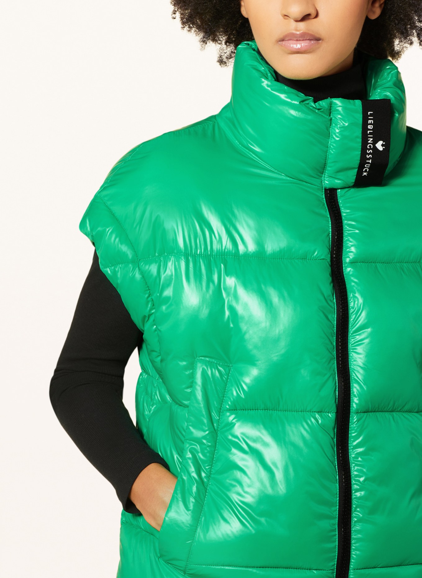 LIEBLINGSSTÜCK Quilted vest, Color: GREEN (Image 4)