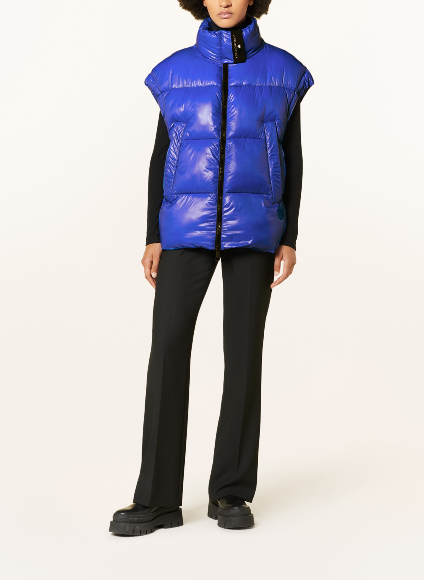 LIEBLINGSSTÜCK Quilted vest, Color: BLUE (Image 2)