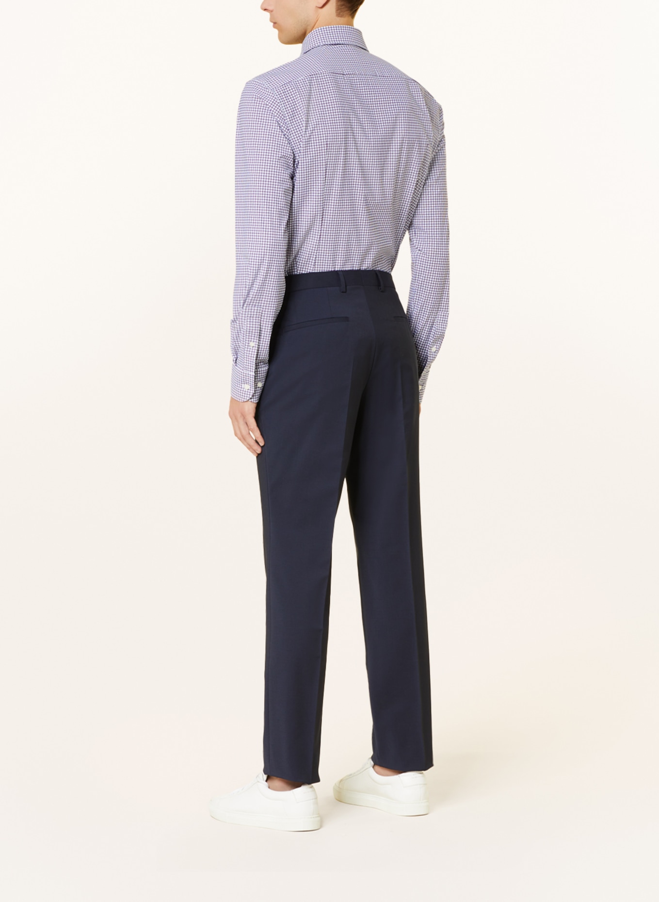 BOSS Jerseyhemd HANK PERFORMANCE Slim Fit, Farbe: PINK/ WEISS/ BLAU (Bild 3)