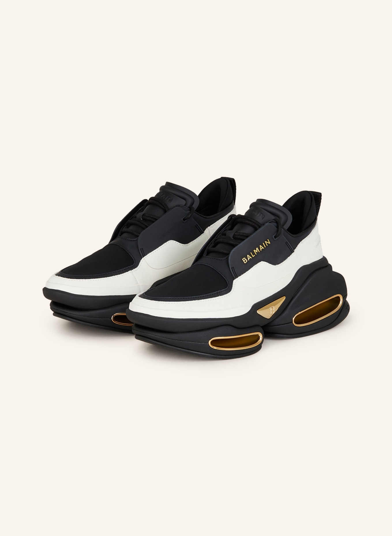 BALMAIN Sneaker B-BOLD in schwarz/ weiss | Breuninger