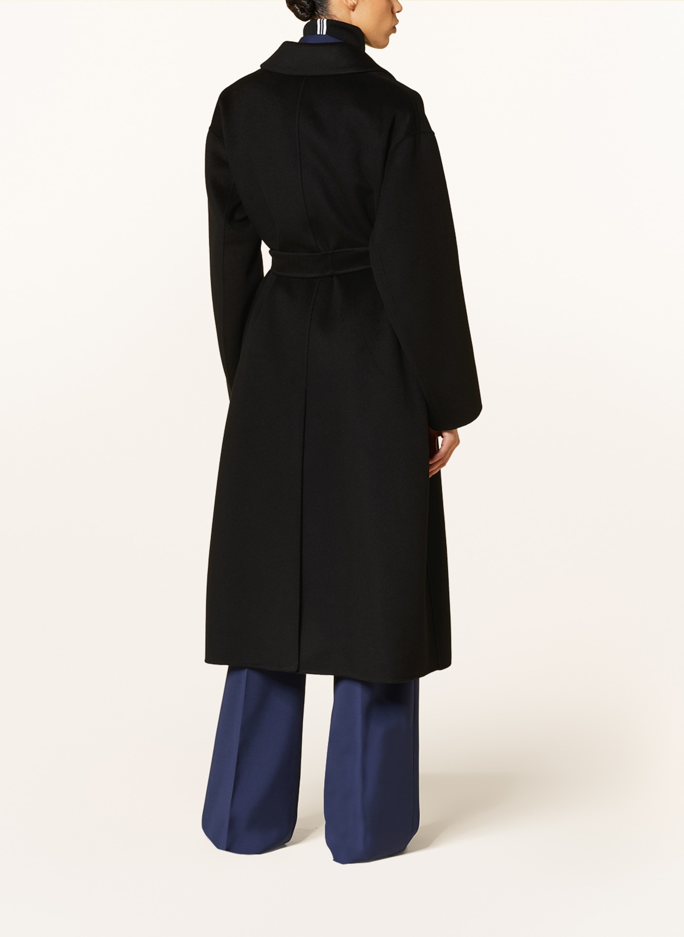 SPORTMAX Wool coat DRAGHI, Color: BLACK (Image 3)