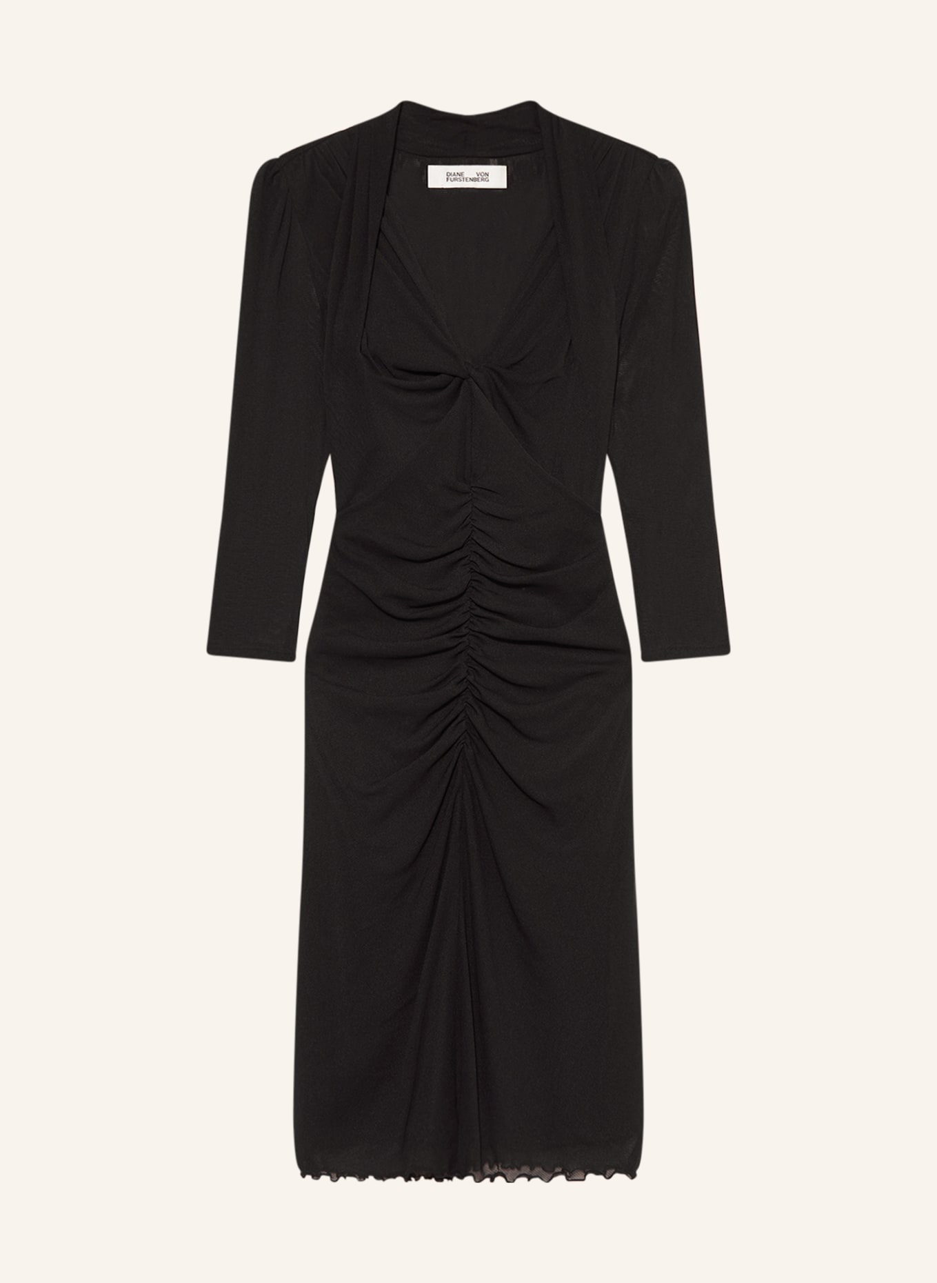 DIANE VON FURSTENBERG Mesh dress ELENA, Color: BLACK (Image 1)