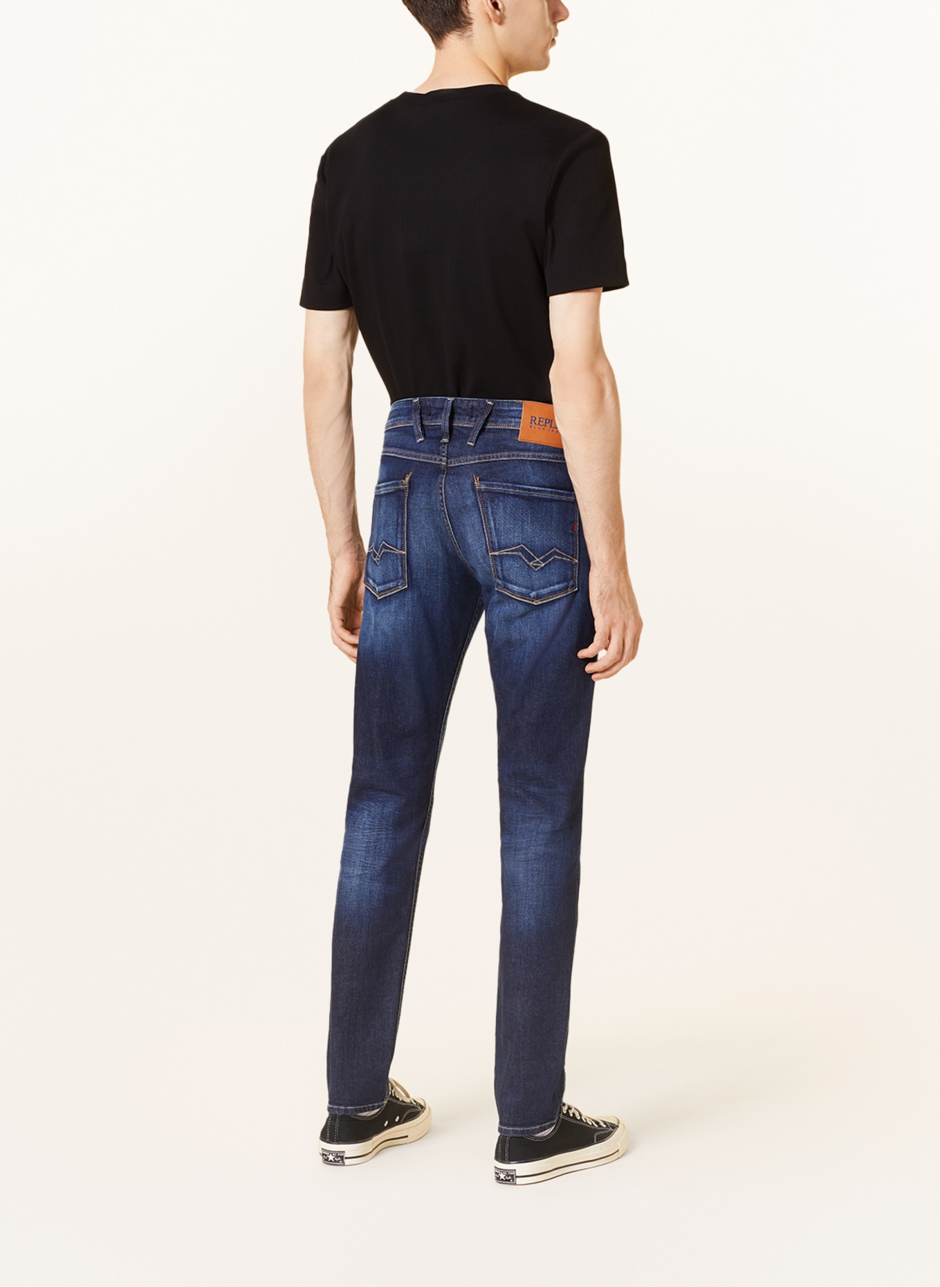 REPLAY Jeans ANBASS Slim Fit, Farbe: 007 DARK BLUE (Bild 3)