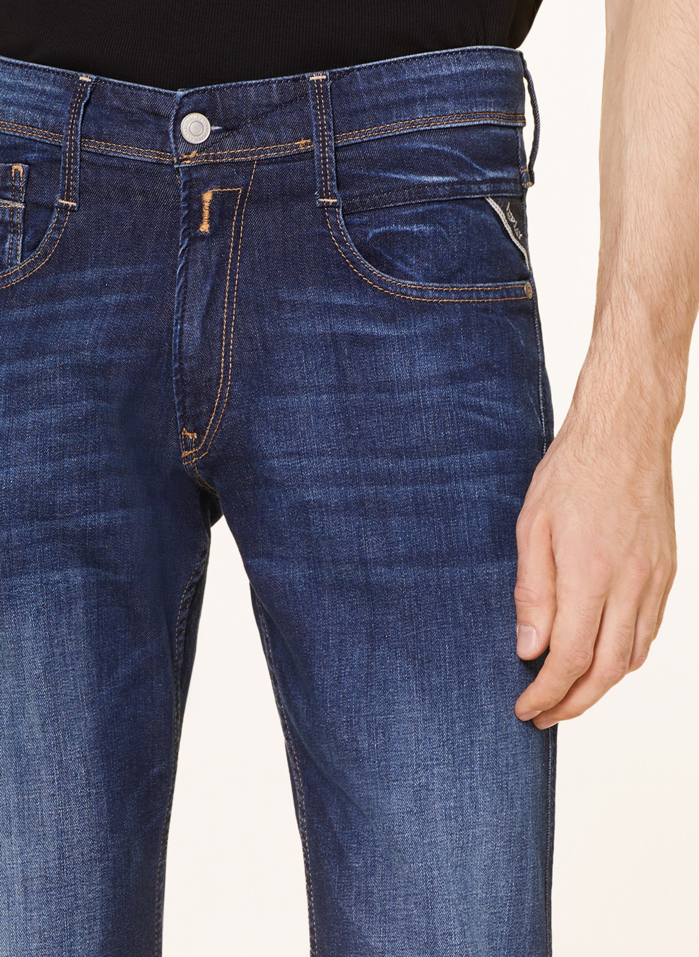 REPLAY Jeans ANBASS Slim Fit, Farbe: 007 DARK BLUE (Bild 5)